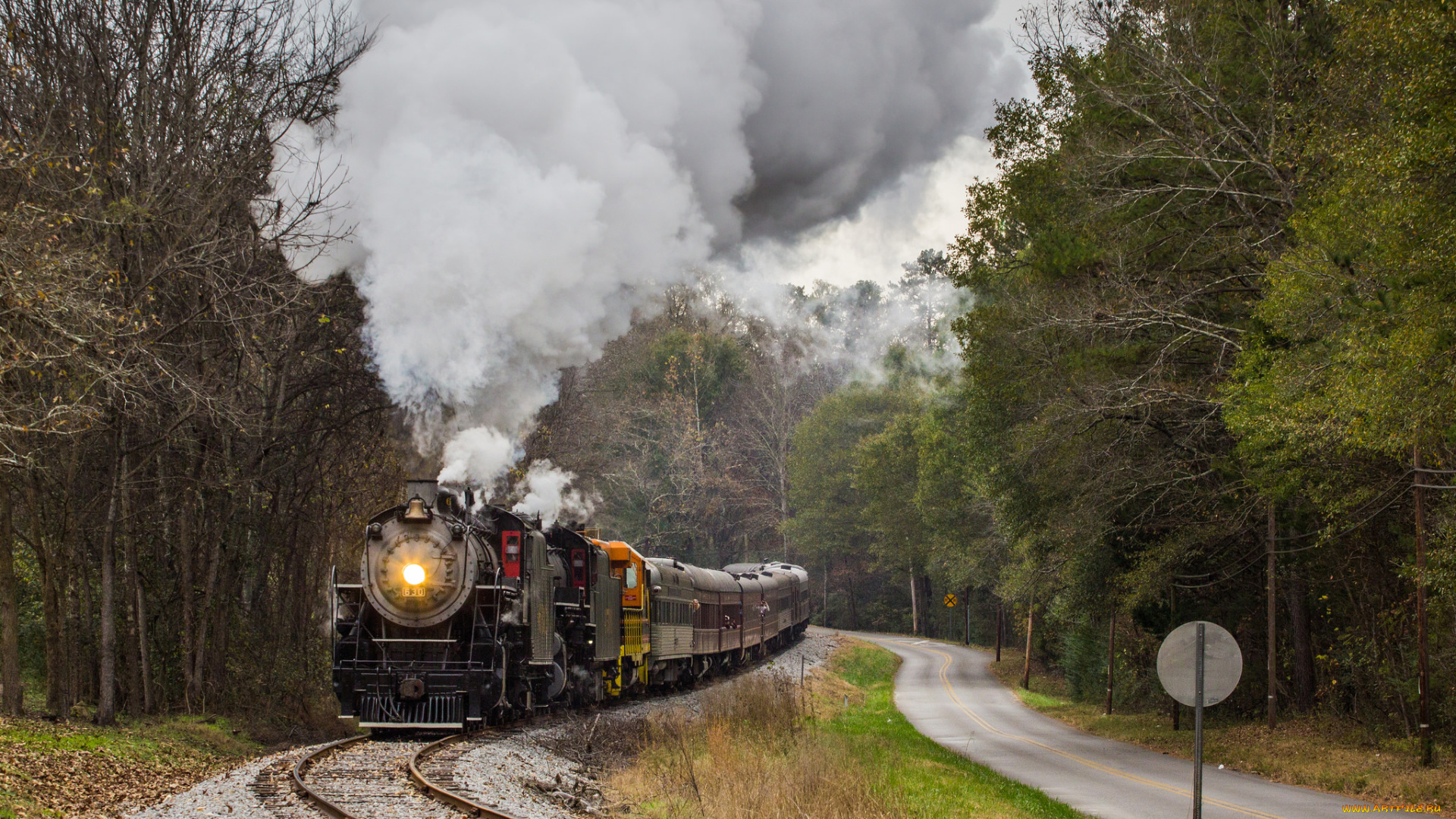 техника, паровозы, рельсы, паровоз, железная, дорога