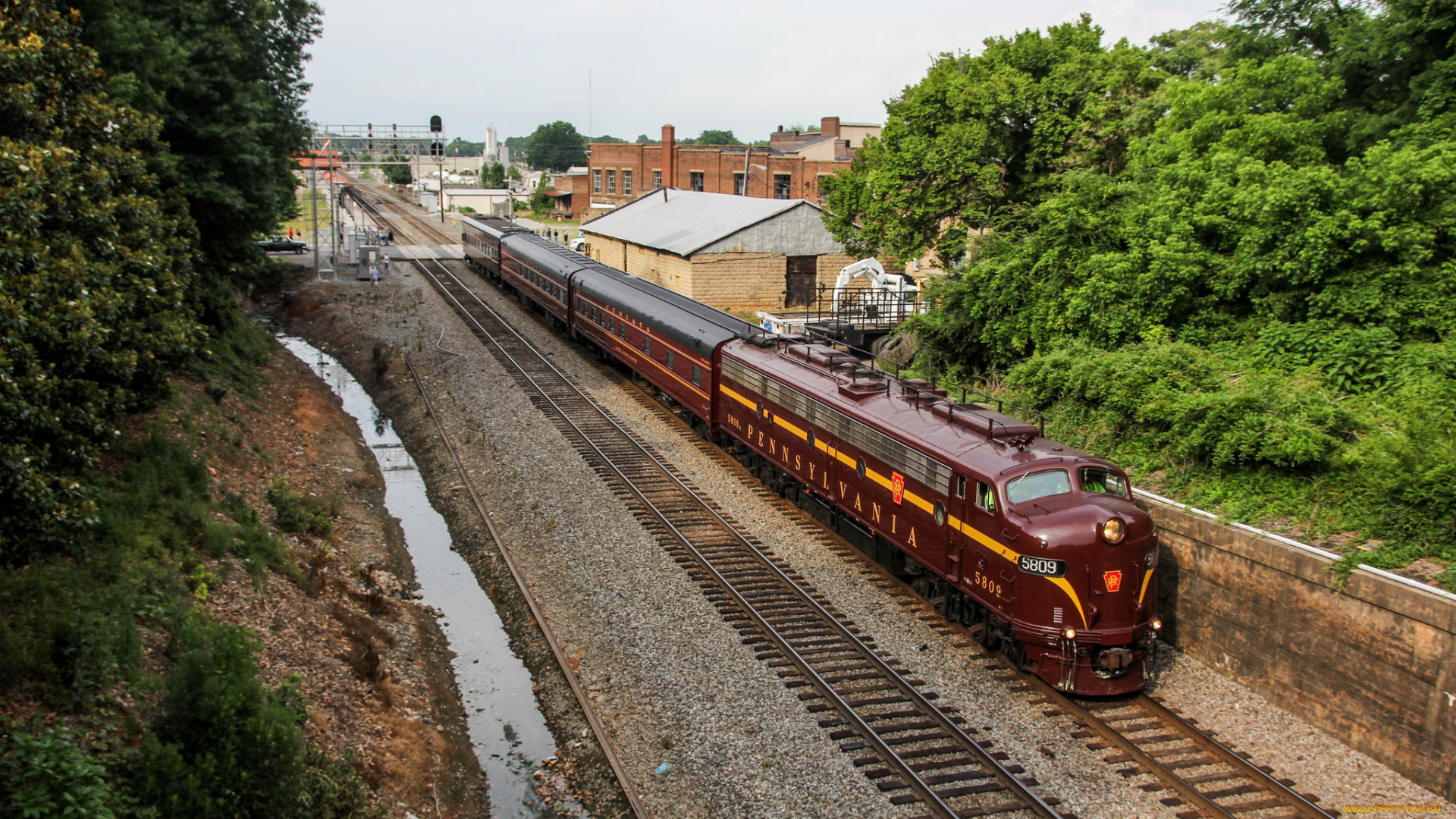 техника, поезда, железная, дорога, рельсы, локомотив, состав