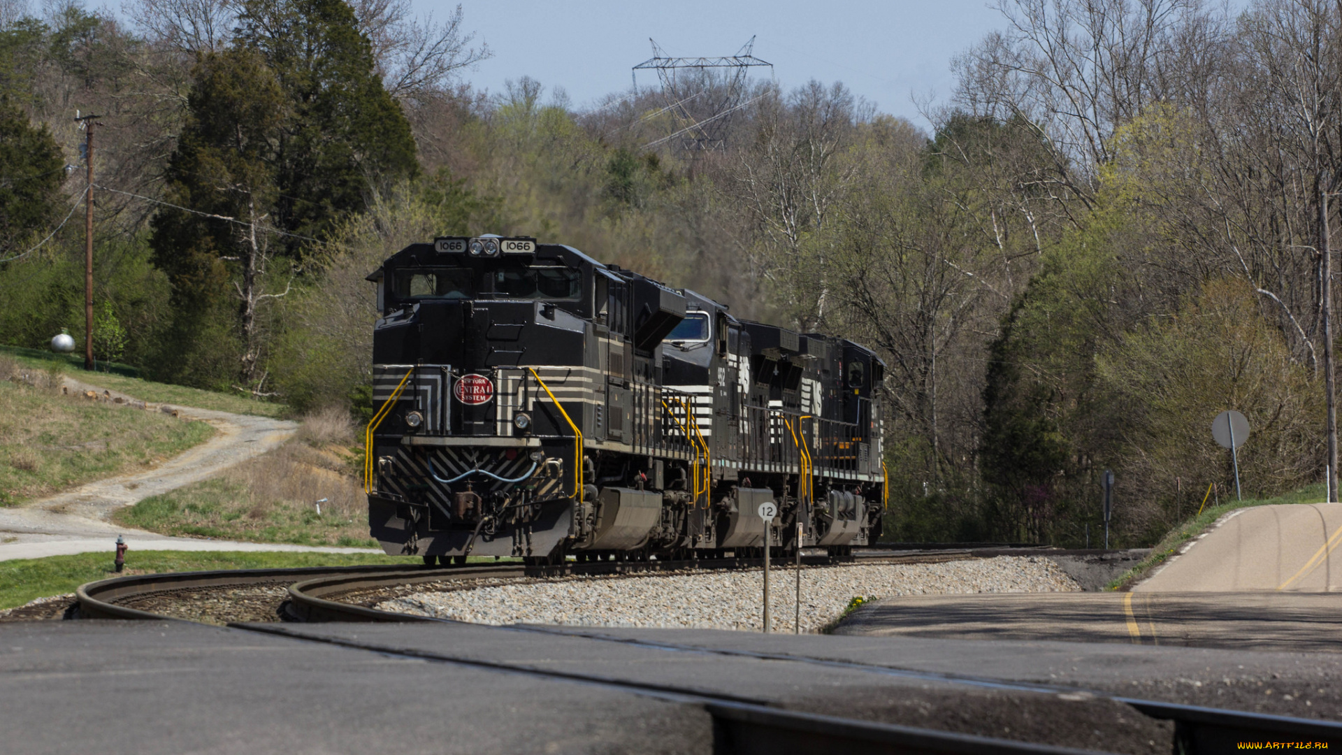 техника, поезда, железная, дорога, рельсы, локомотив, состав