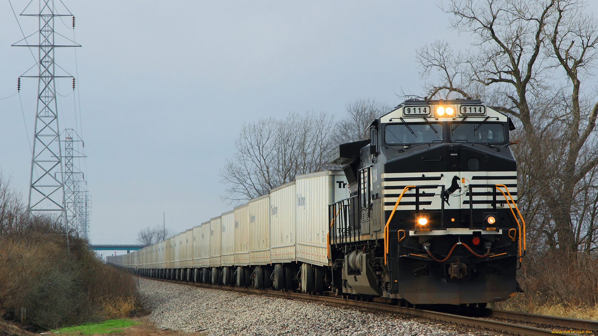 техника, поезда, железная, дорога, рельсы, локомотив, состав