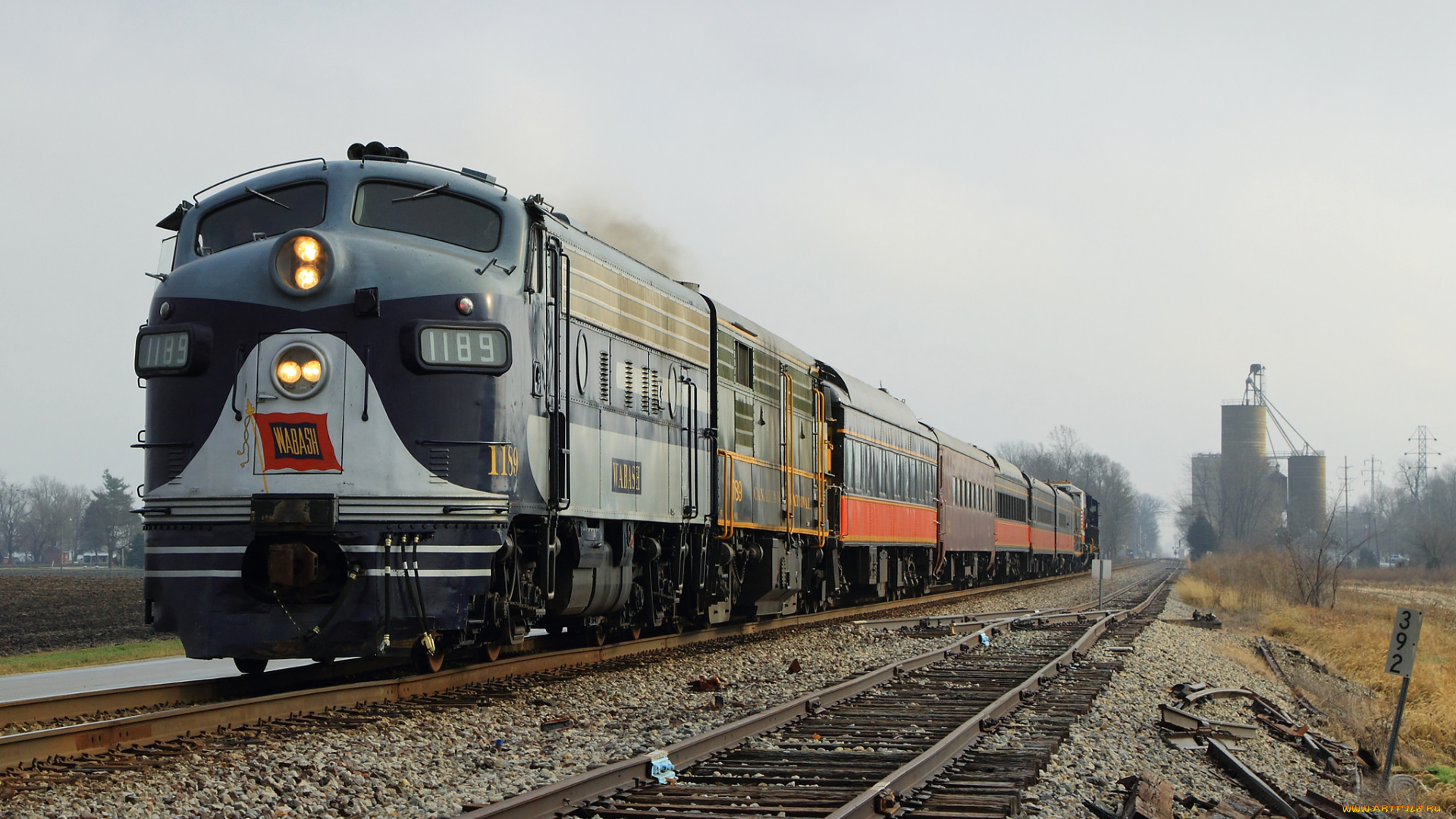 техника, поезда, железная, дорога, рельсы, локомотив, состав