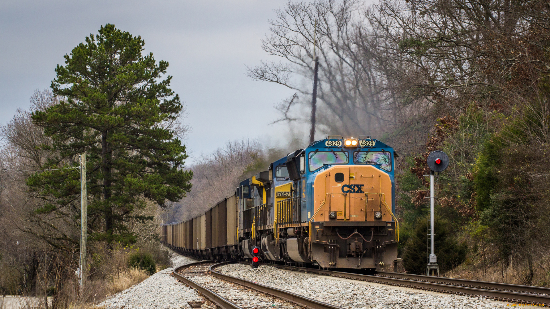 техника, поезда, железная, дорога, рельсы, локомотив, состав