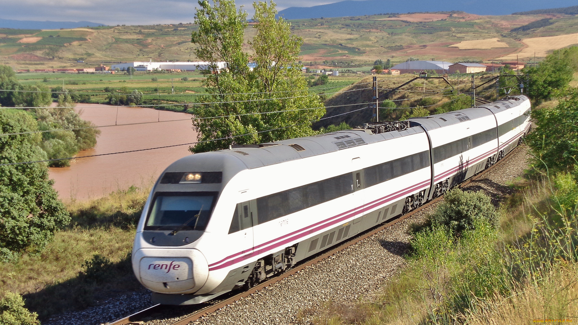 техника, поезда, железная, дорога, рельсы, локомотив, состав