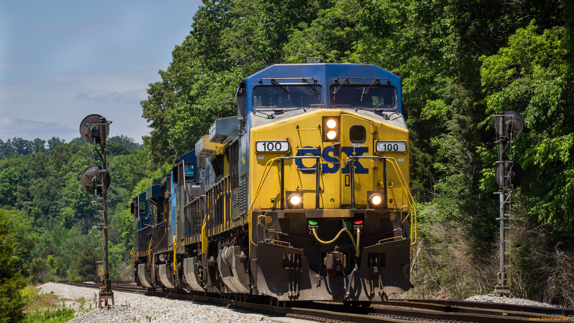 техника, поезда, железная, дорога, рельсы, локомотив, состав