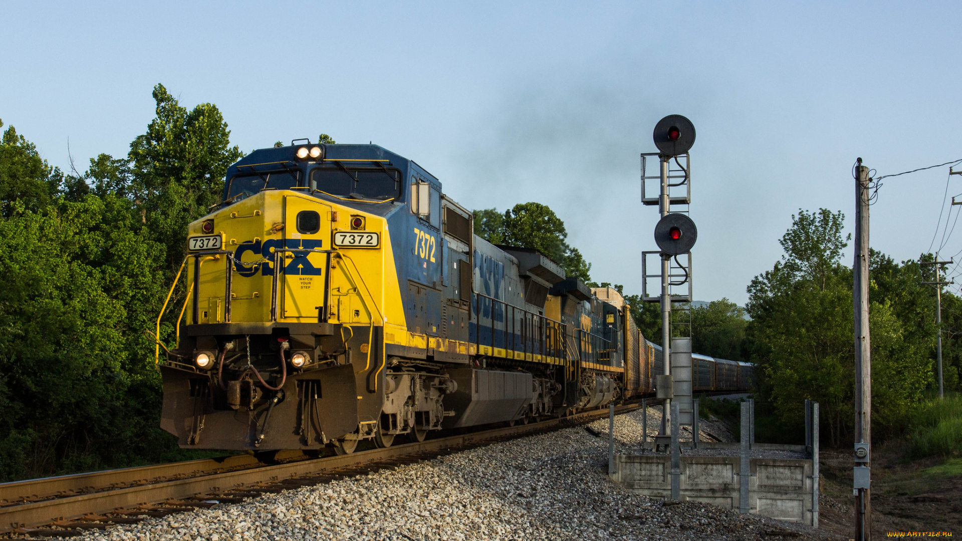 техника, поезда, железная, дорога, рельсы, локомотив, состав