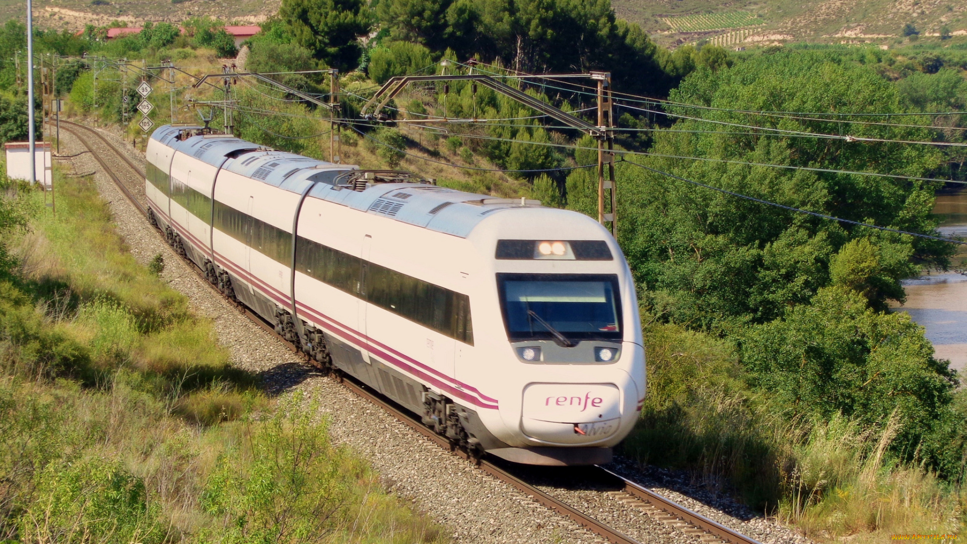 техника, поезда, железная, дорога, рельсы, локомотив, состав