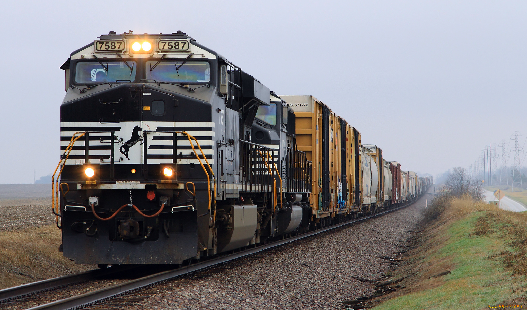 техника, поезда, железная, дорога, рельсы, локомотив, состав