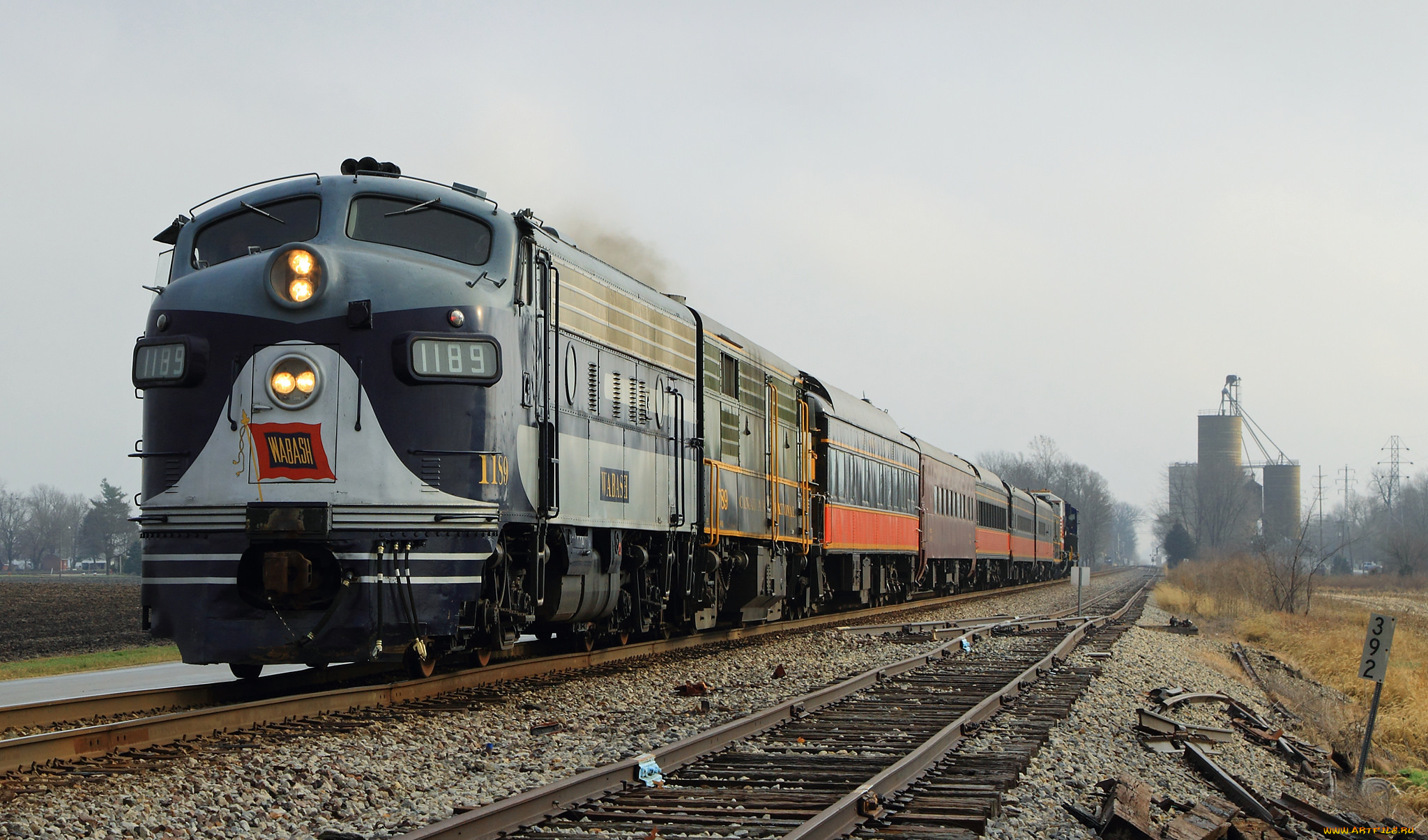 техника, поезда, железная, дорога, рельсы, локомотив, состав