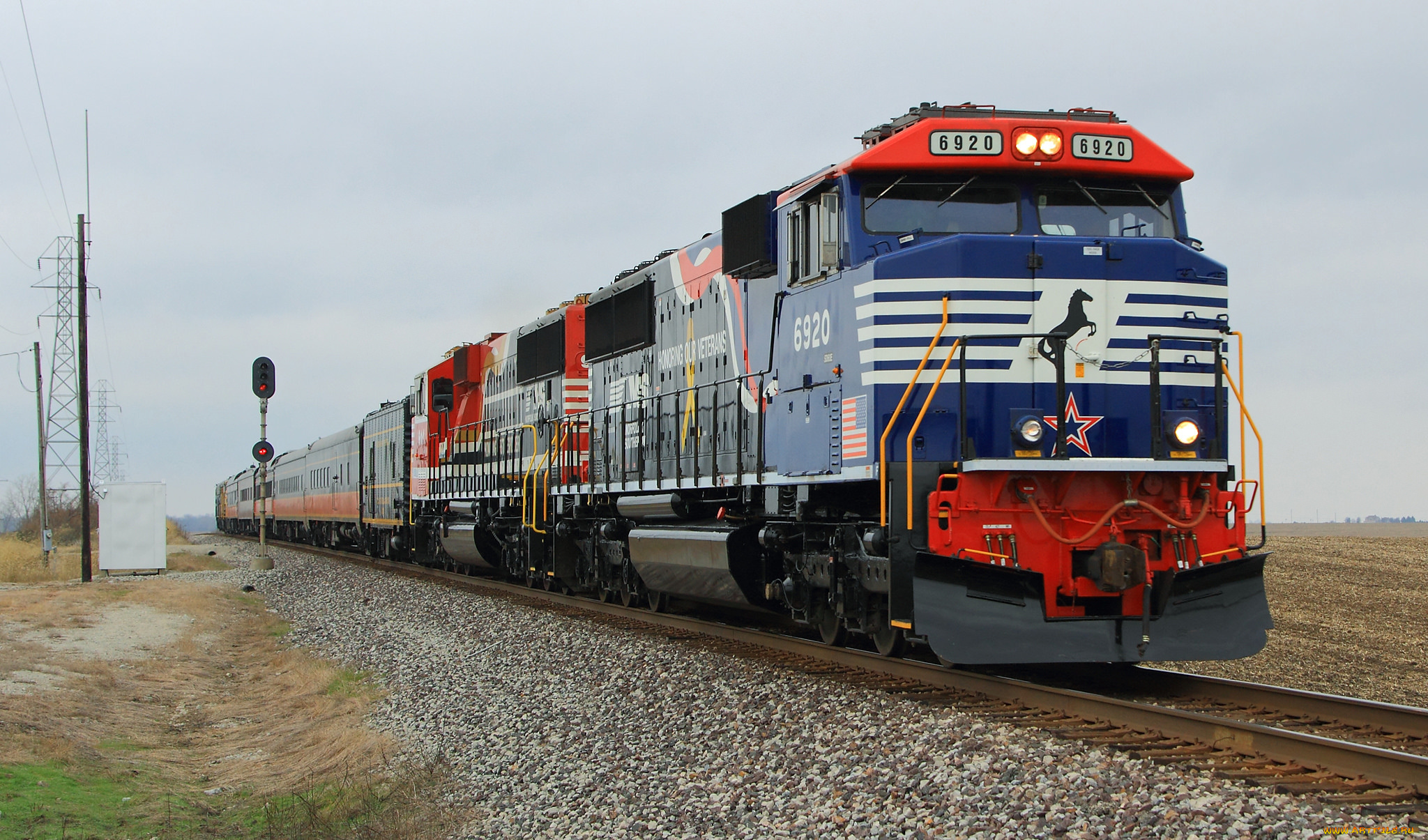 техника, поезда, железная, дорога, рельсы, локомотив, состав