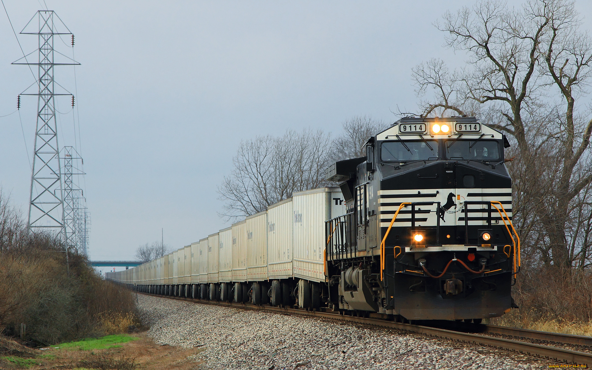 техника, поезда, железная, дорога, рельсы, локомотив, состав