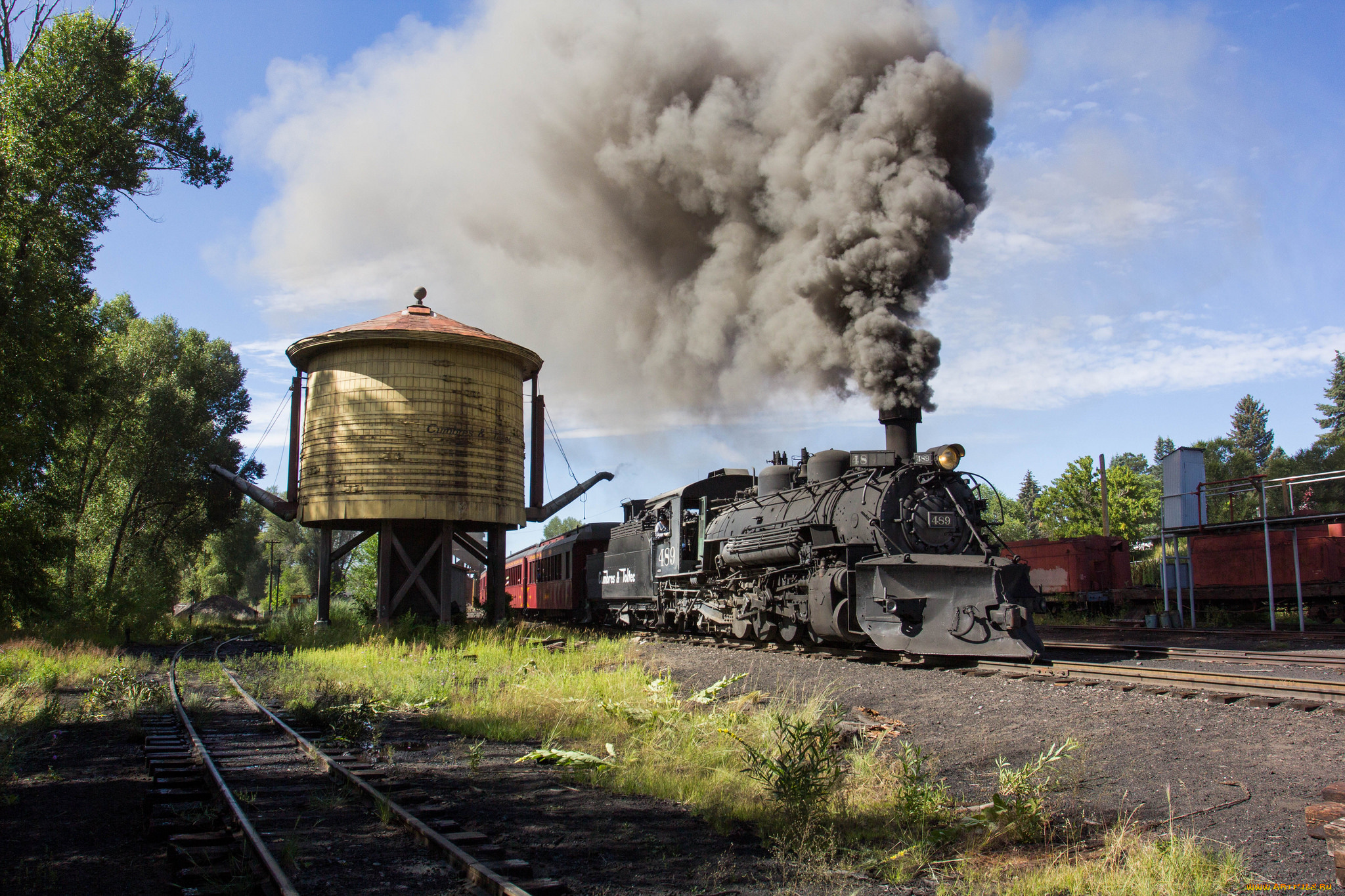 техника, паровозы, паровоз, рельсы, дорога, железная