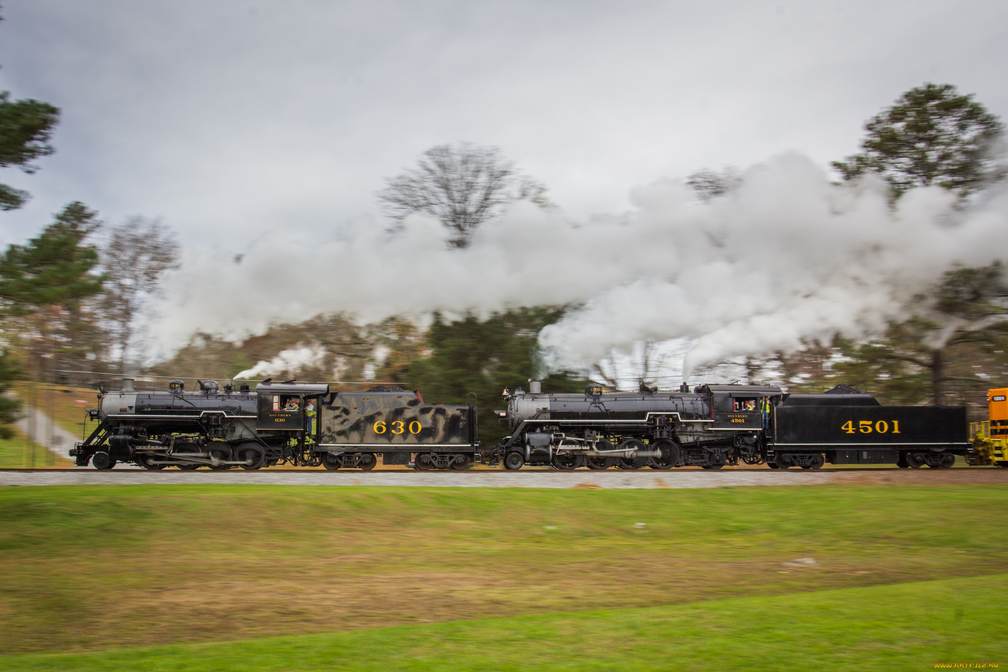 техника, паровозы, паровоз, рельсы, дорога, железная