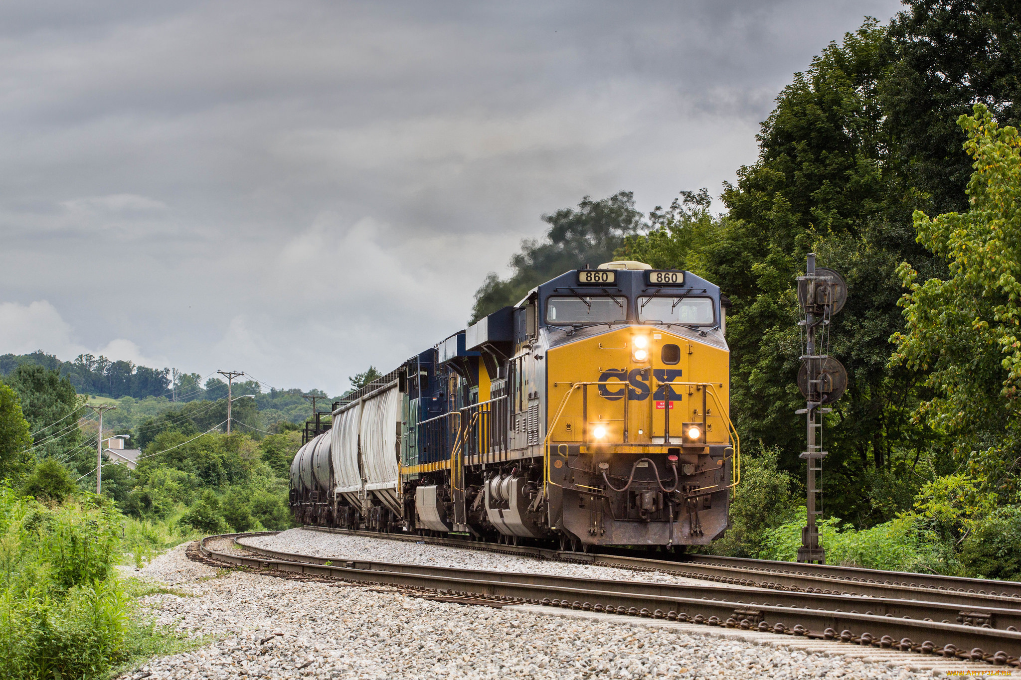 техника, поезда, железная, дорога, рельсы, локомотив, состав