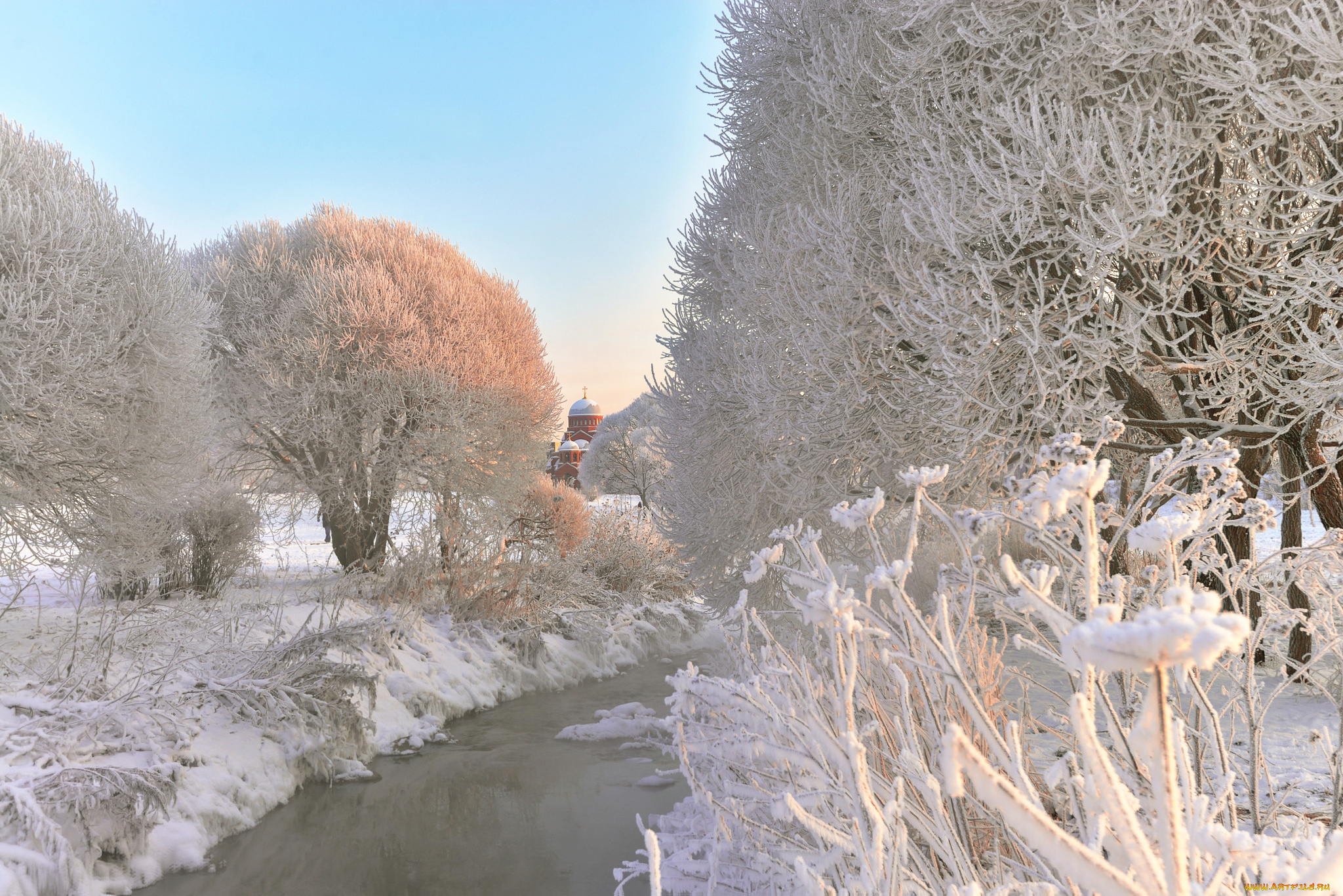 города, -, пейзажи, зима, снег, санкт-петербург