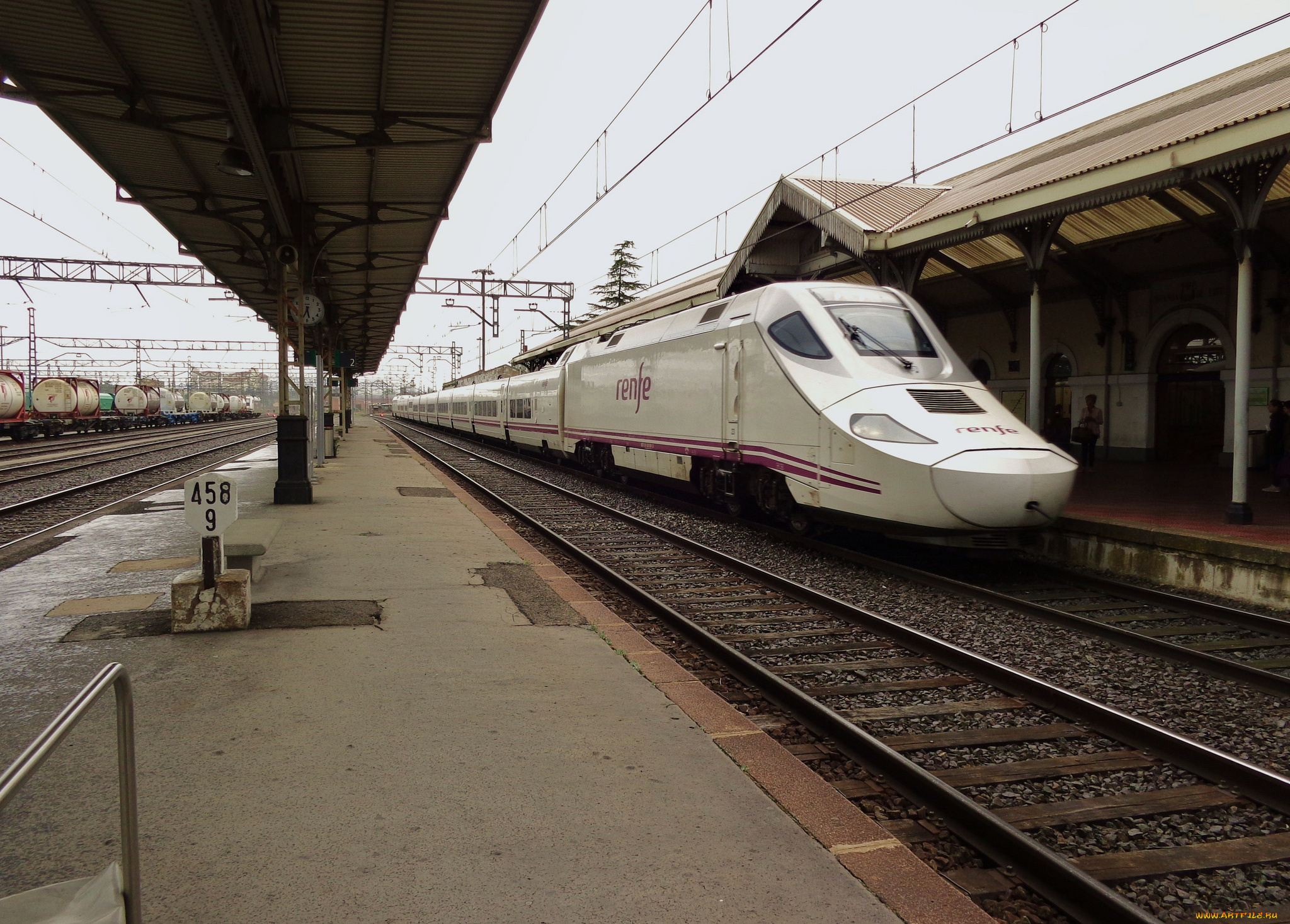 техника, поезда, локомотив, рельсы, дорога, железная, состав