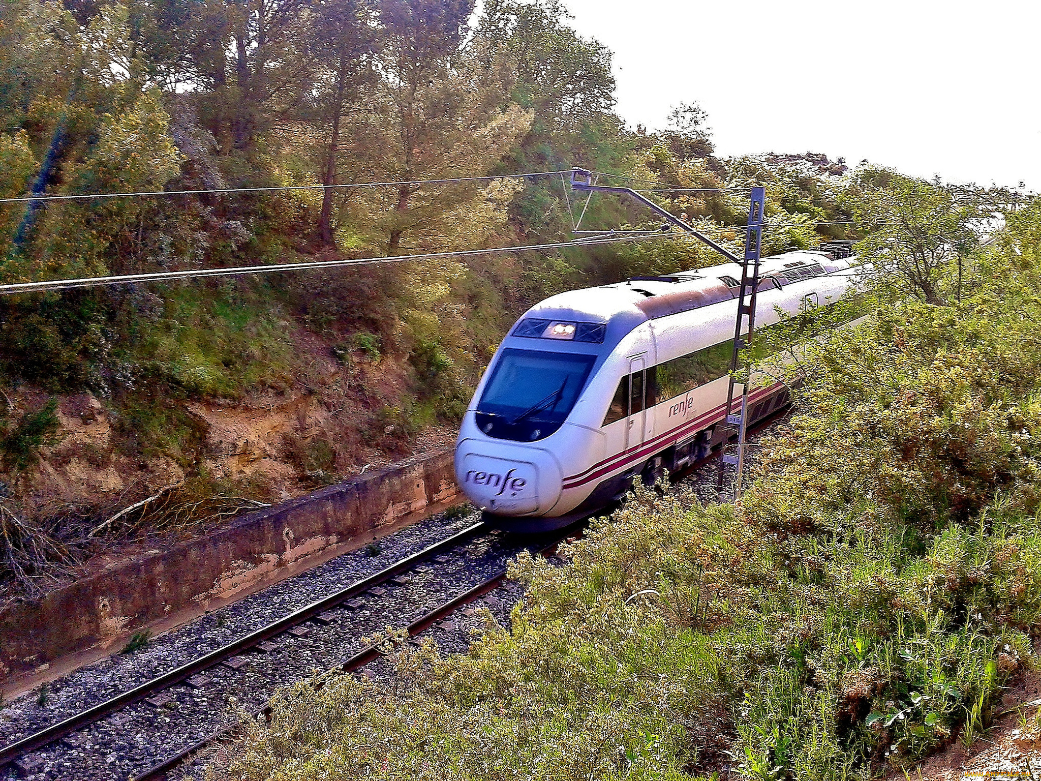 техника, поезда, локомотив, рельсы, дорога, железная, состав