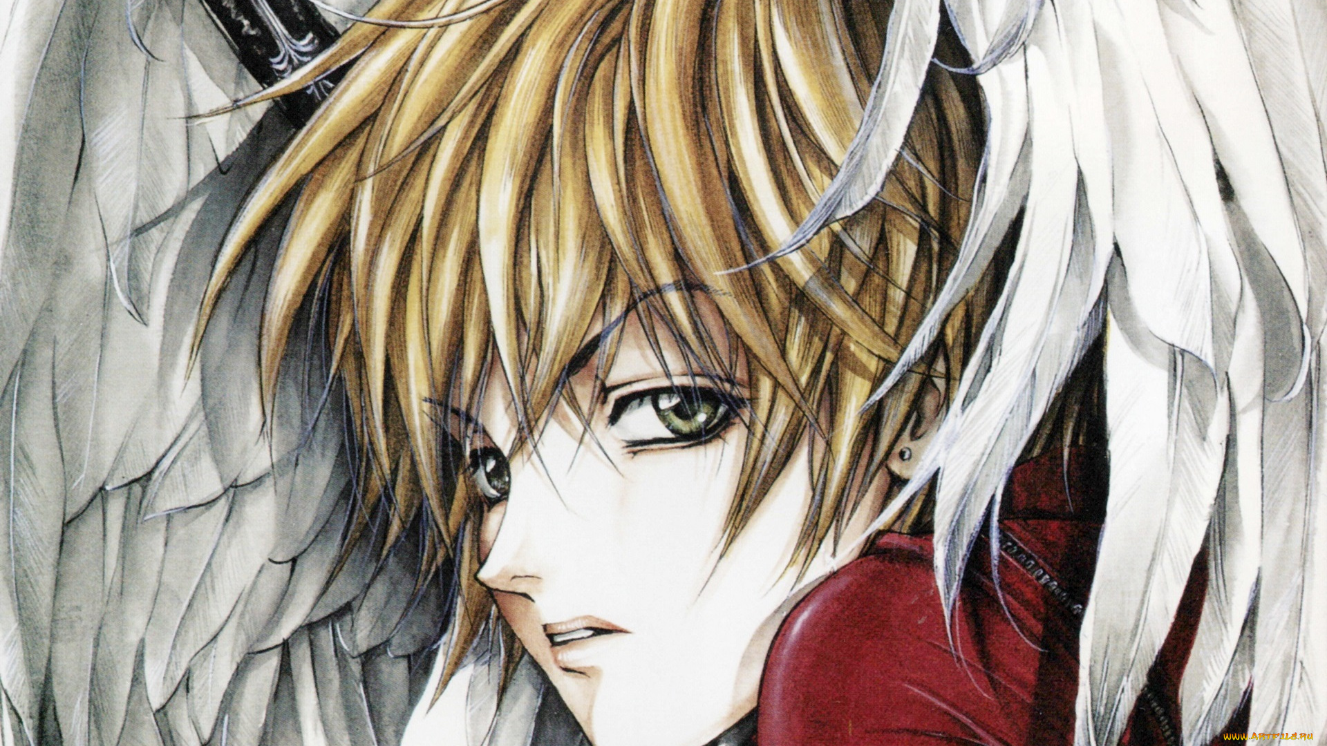 аниме, angel, sanctuary, ангел