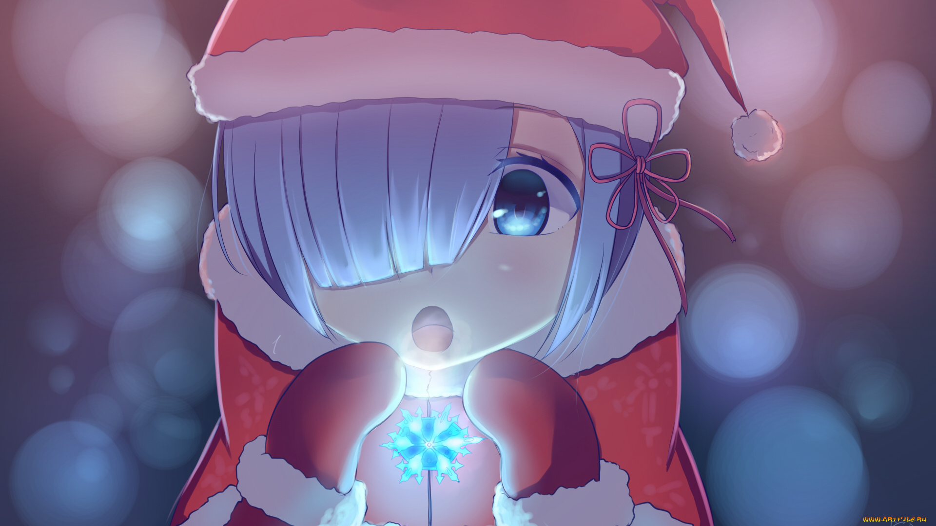 аниме, re, , zero, kara, hajimeru, isekai, seikatsu, девушка, взгляд, фон