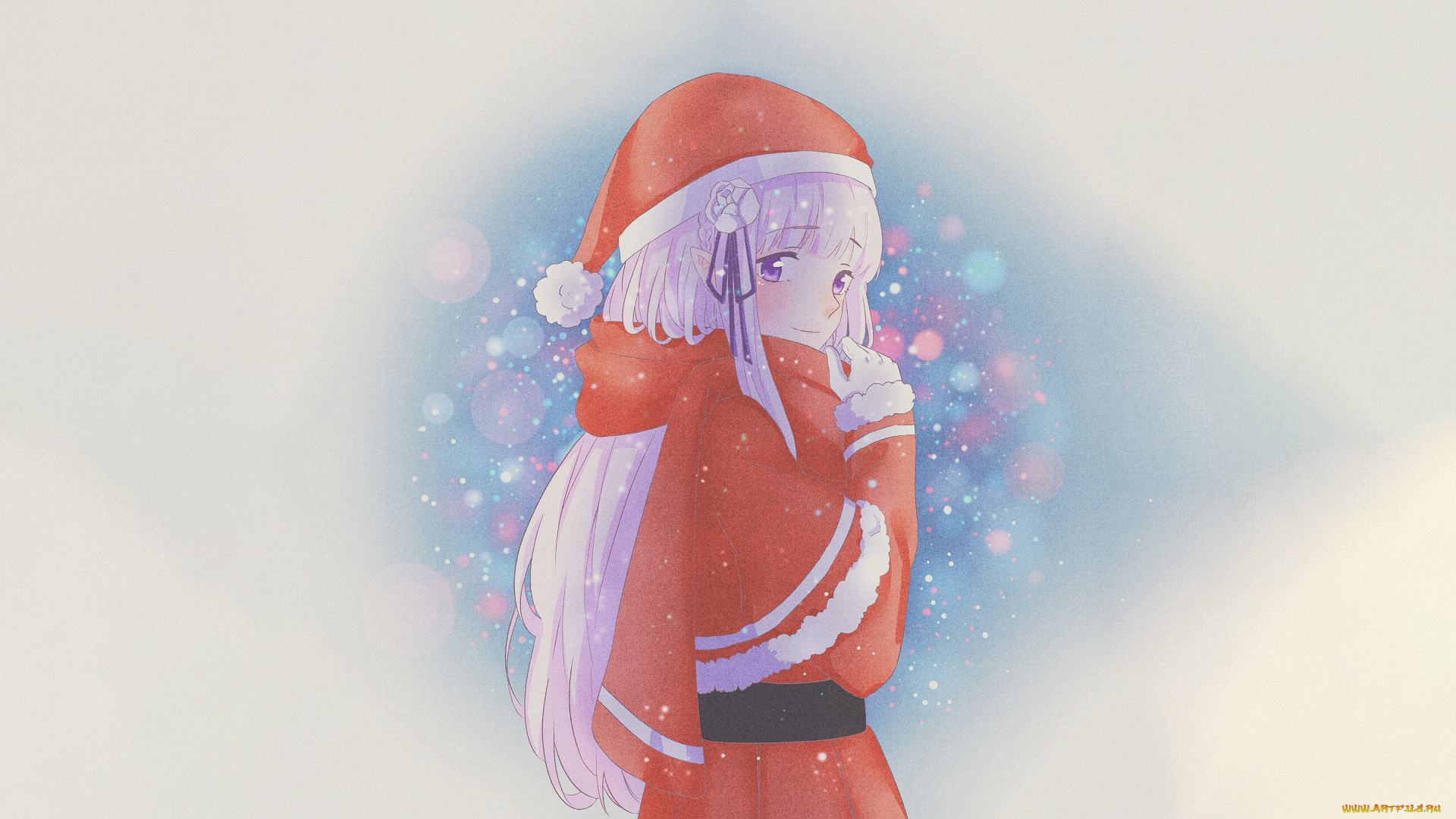 аниме, re, , zero, kara, hajimeru, isekai, seikatsu, девушка, взгляд, фон