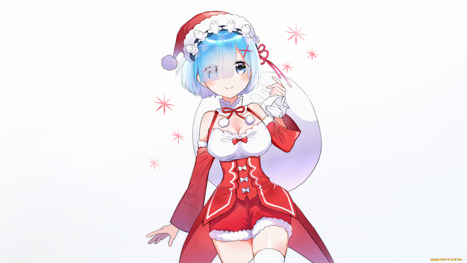 аниме, re, , zero, kara, hajimeru, isekai, seikatsu, девушка, взгляд, фон