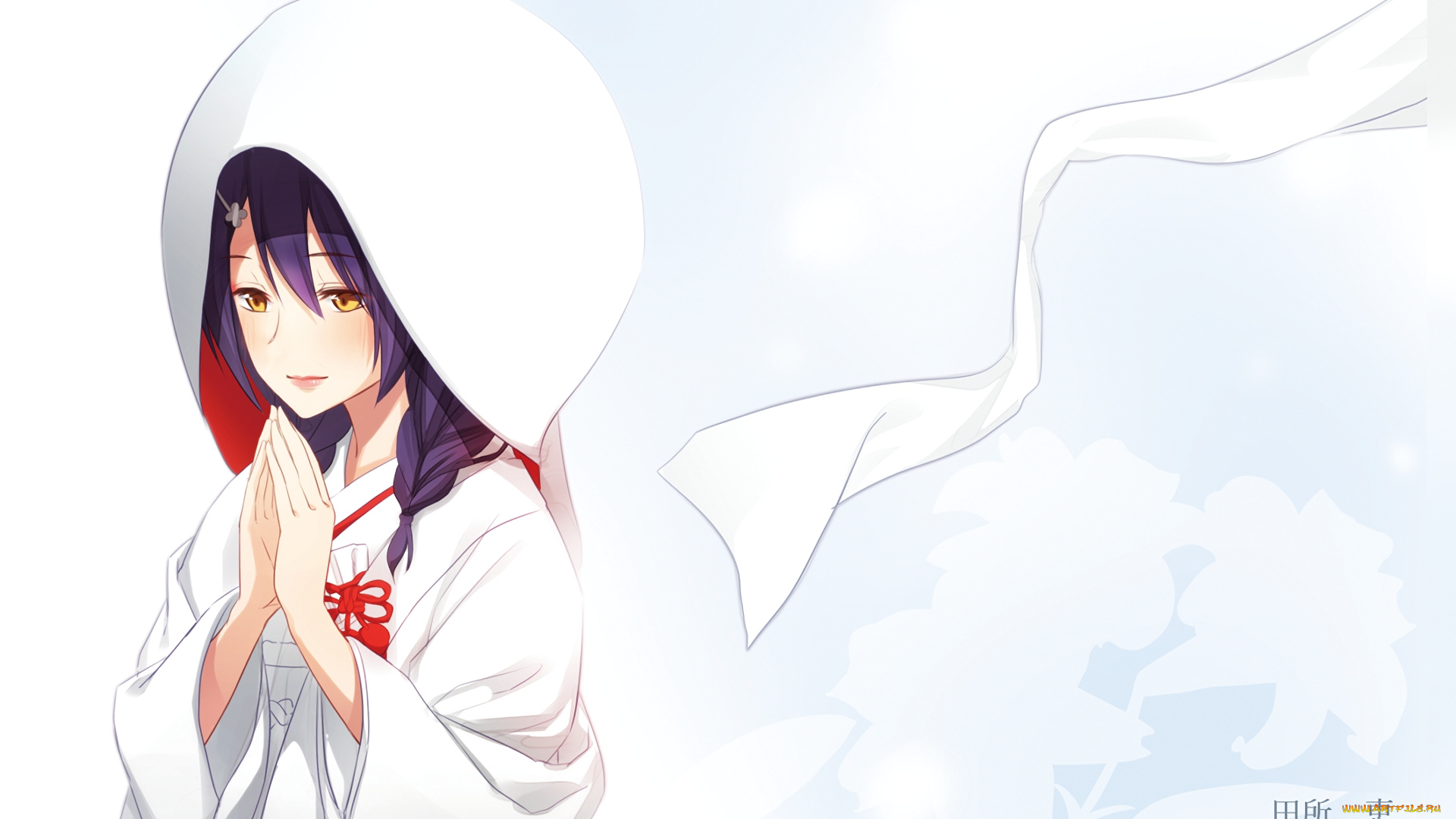 аниме, shokugeki, no, soma, девушка, взгляд, фон