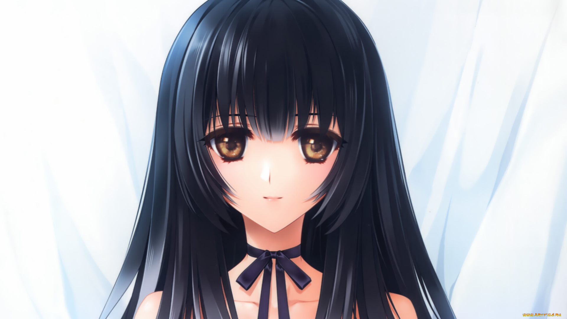 аниме, unknown, , другое, фон, взгляд, девушка