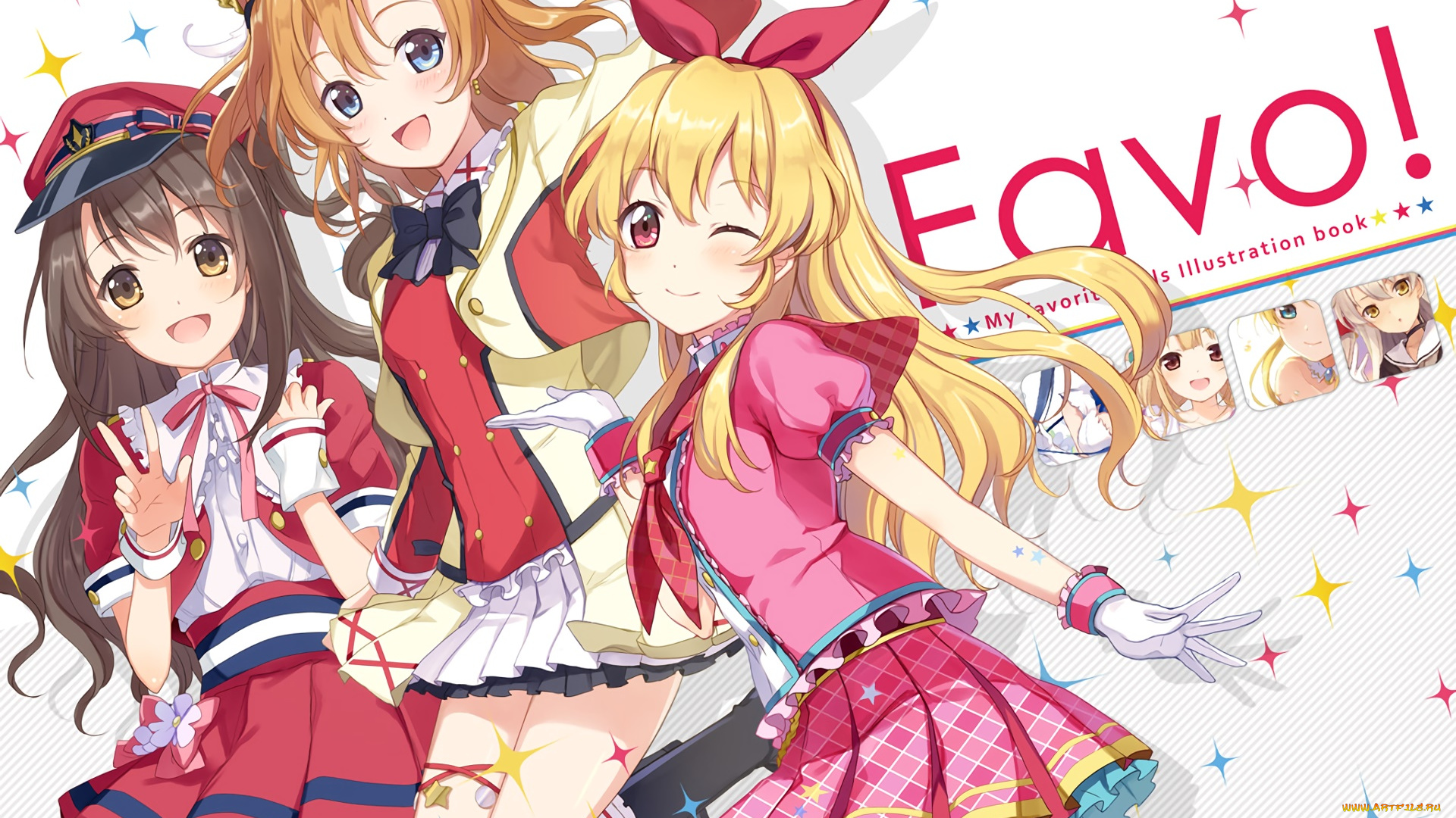 аниме, unknown, , другое, фон, взгляд, девушки