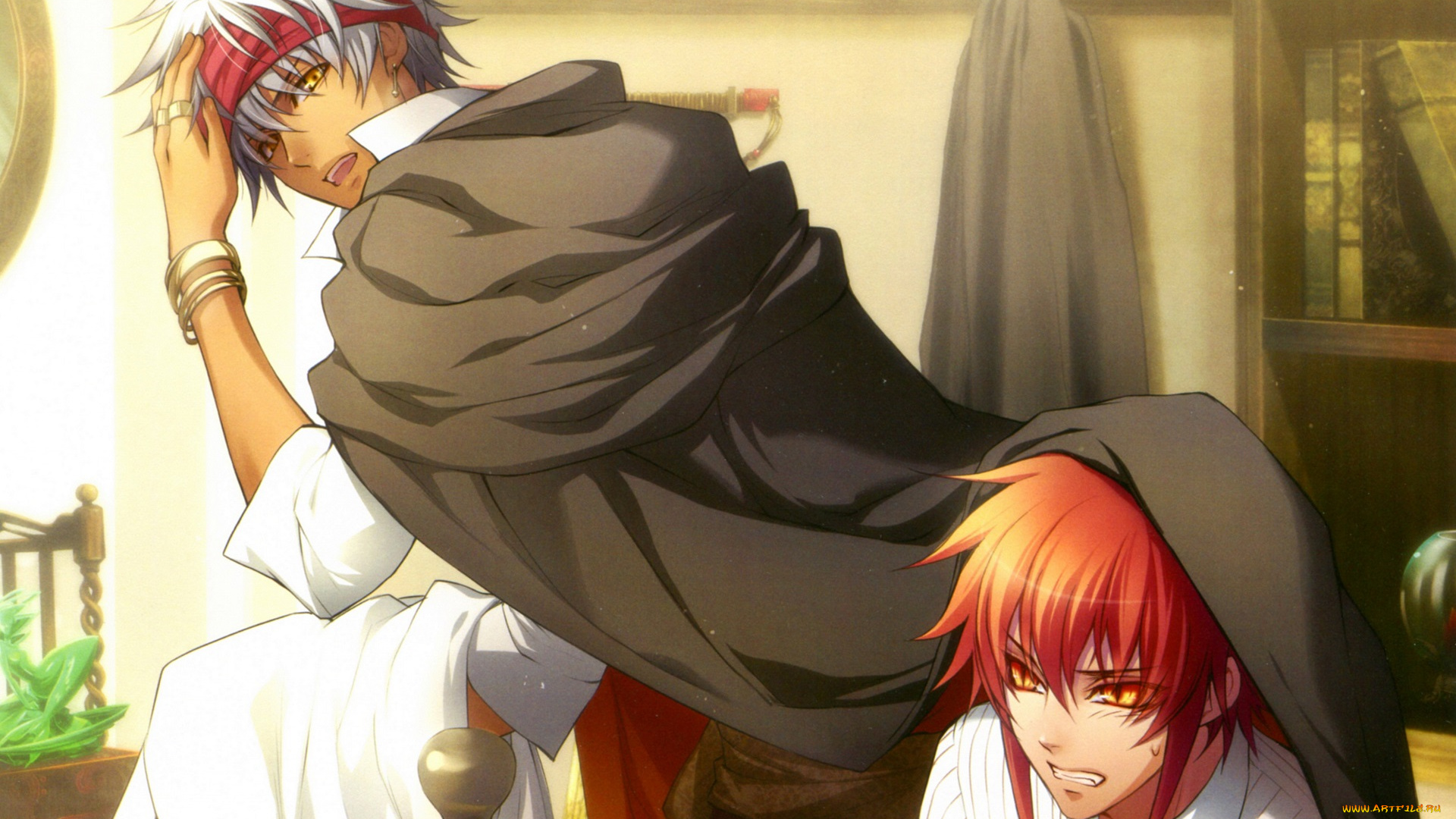 аниме, wand, of, fortune, парни