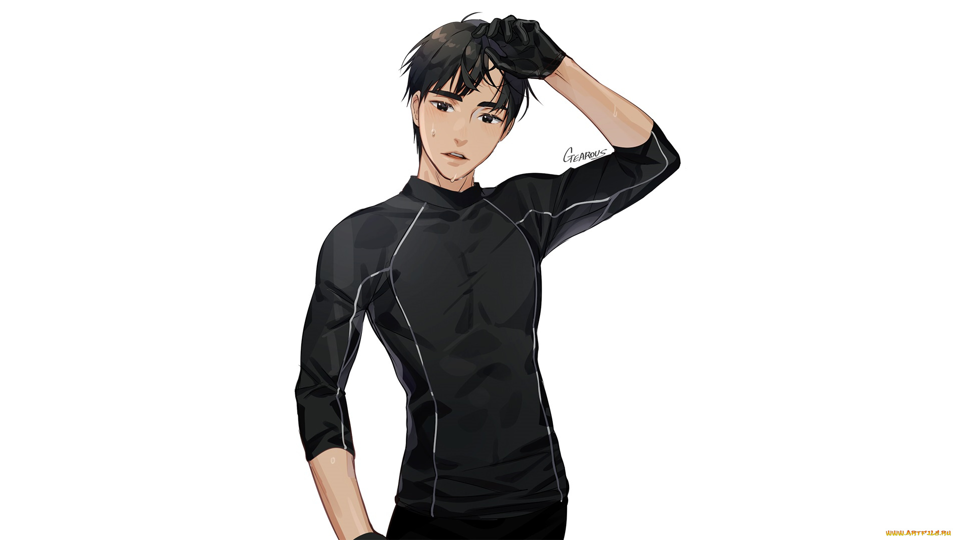 аниме, yuri, on, ice, phichit, chulanont