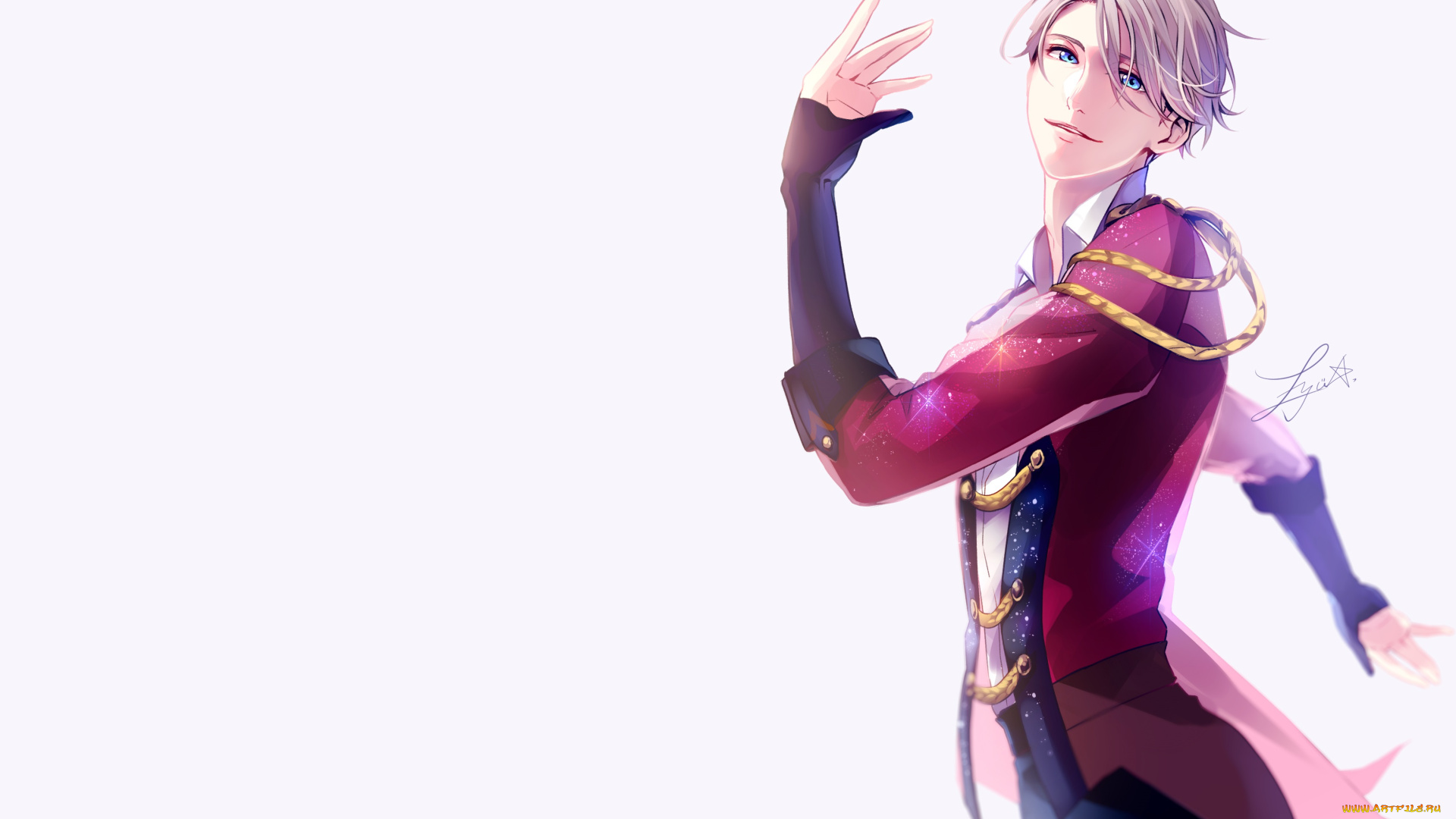 аниме, yuri, on, ice, victor, nikiforov
