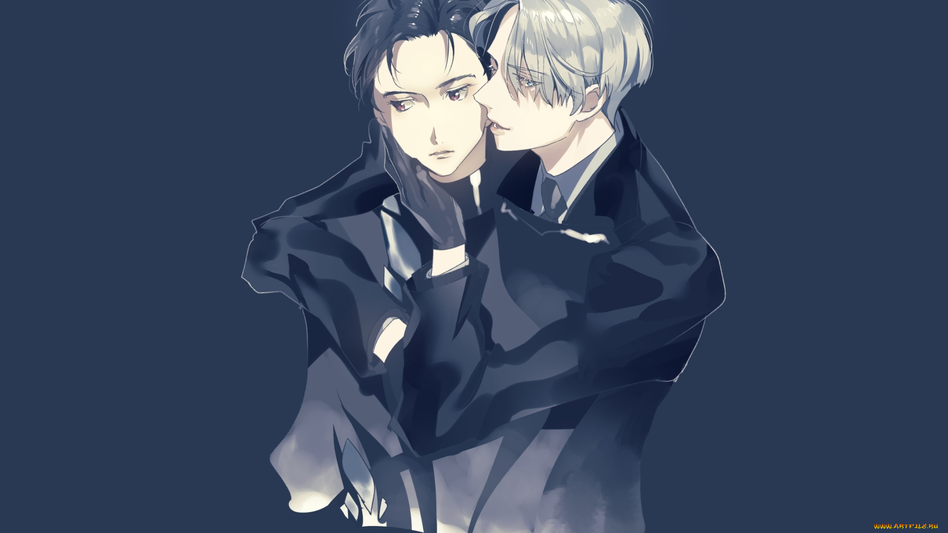 аниме, yuri, on, ice, victor, nikiforov, katsuki, yuuri