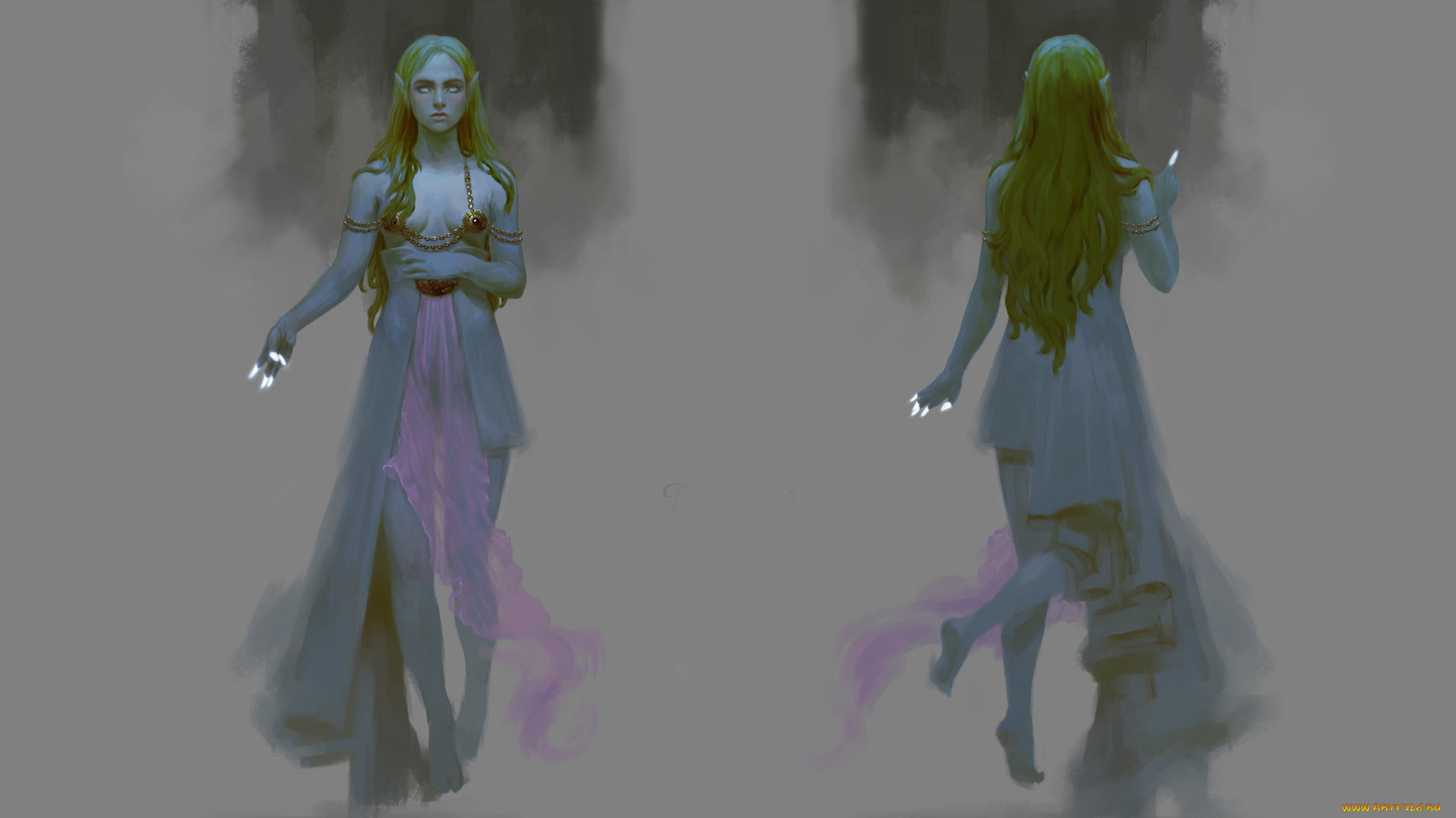 фэнтези, эльфы, взгляд, эльф, девушка