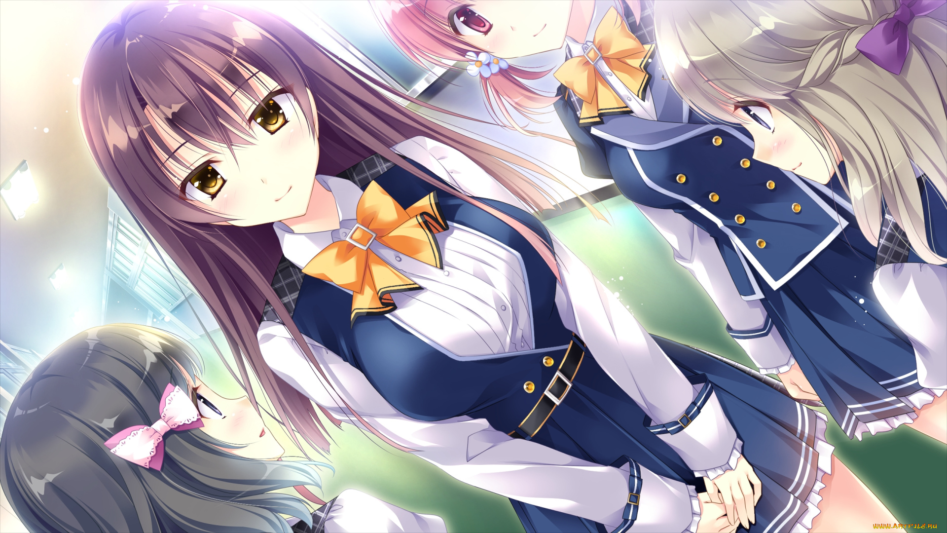 koi, suru, kimochi, no, kasanekata, аниме, взгляд, девушка, фон