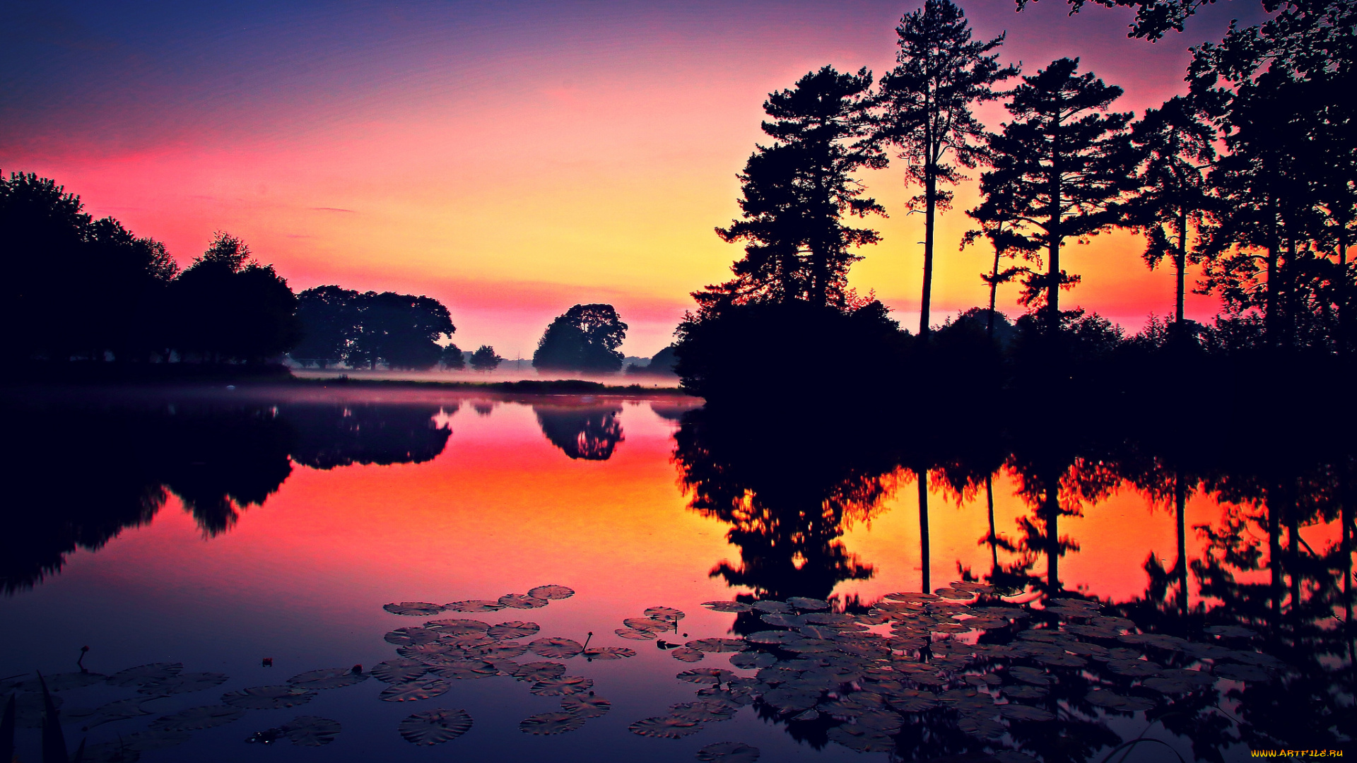 природа, восходы, закаты, рассвет