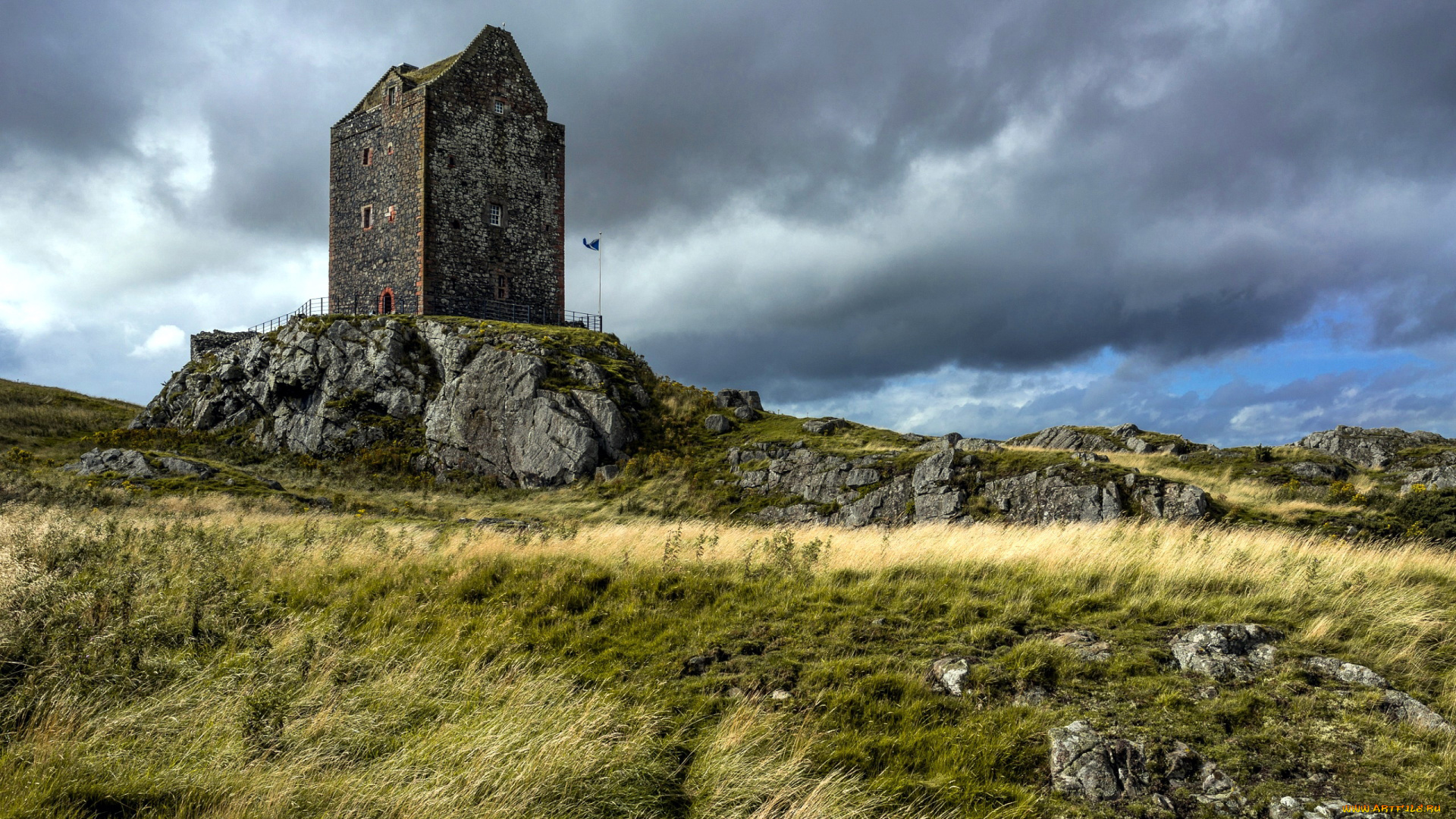 smailholm, castle, , scotland, города, -, дворцы, , замки, , крепости, scotland, smailholm, castle