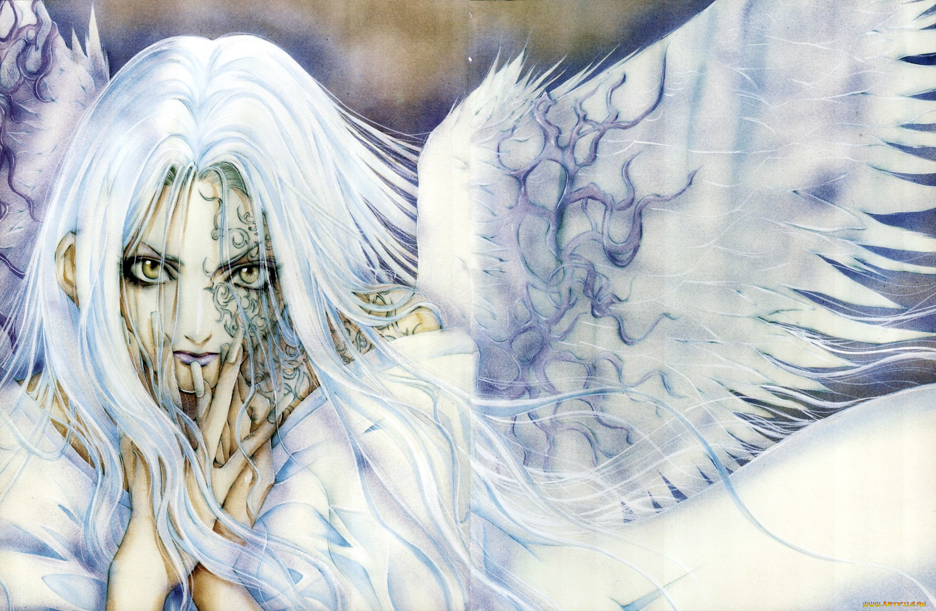 аниме, angel, sanctuary, ангел