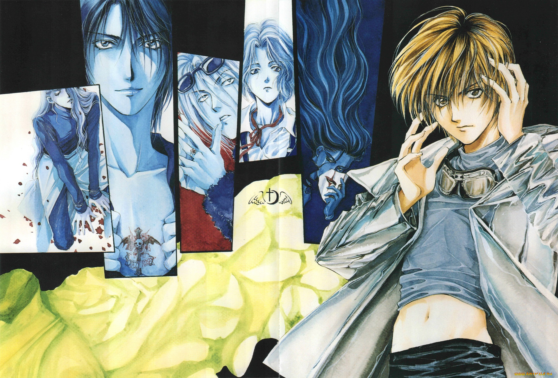 аниме, angel, sanctuary, персонажи