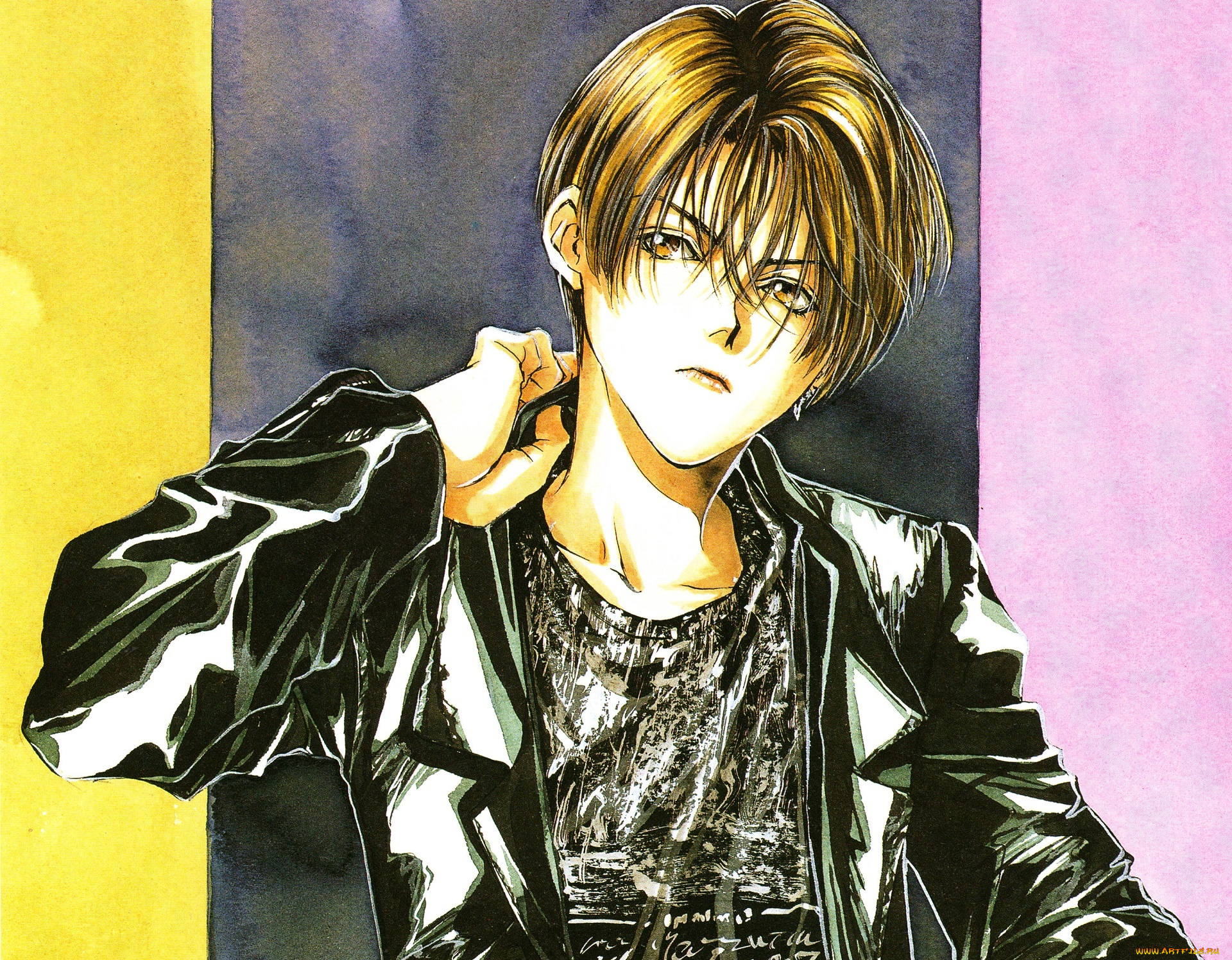 аниме, angel, sanctuary, парень