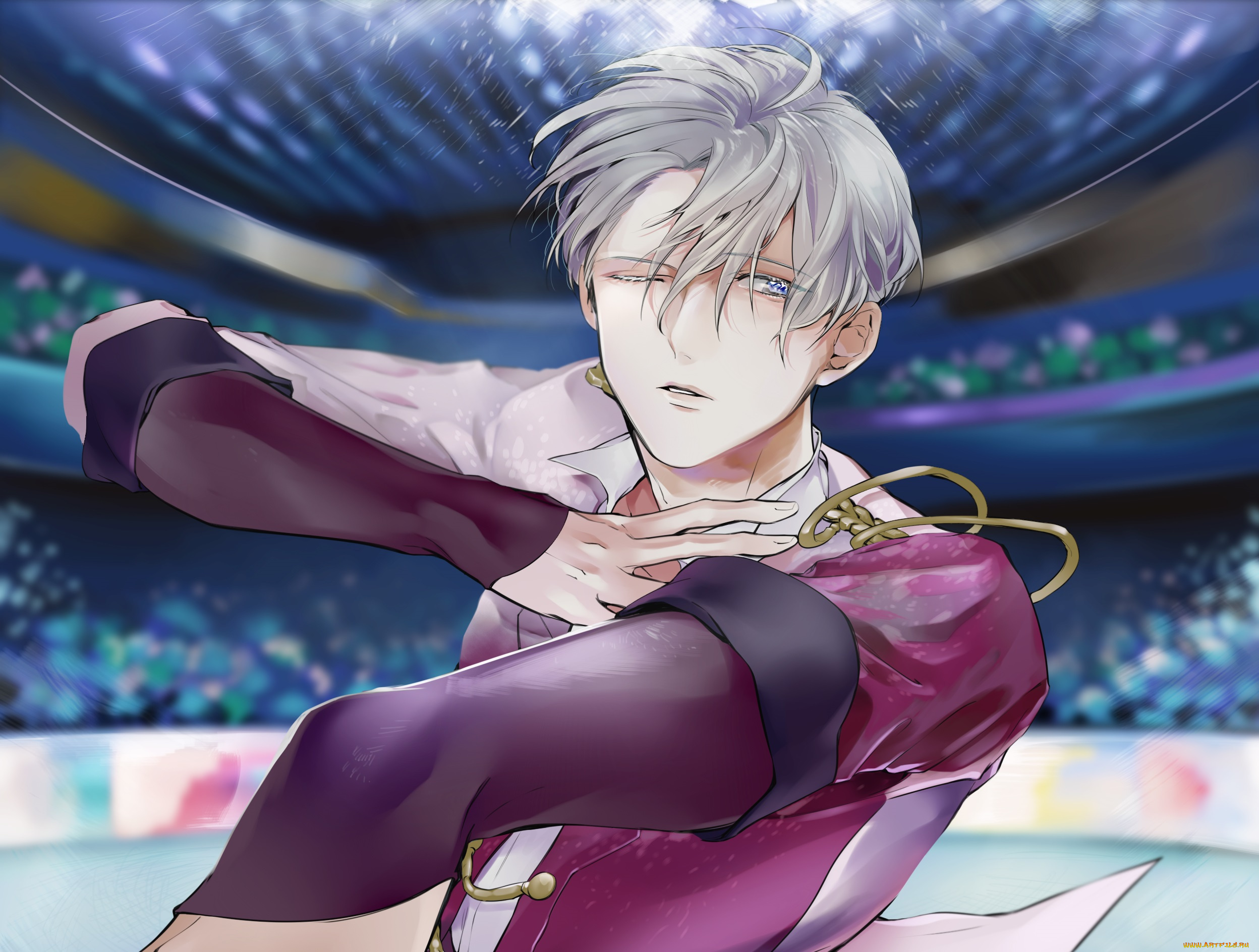 аниме, yuri, on, ice, victor, nikiforov