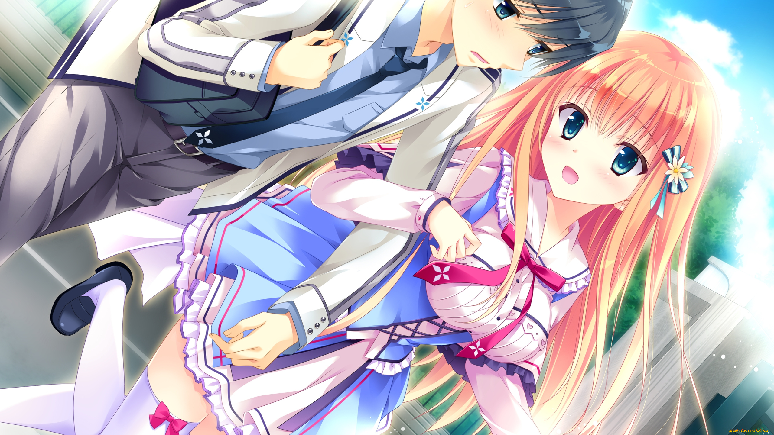 koi, suru, kimochi, no, kasanekata, аниме, фон, взгляд, девушки