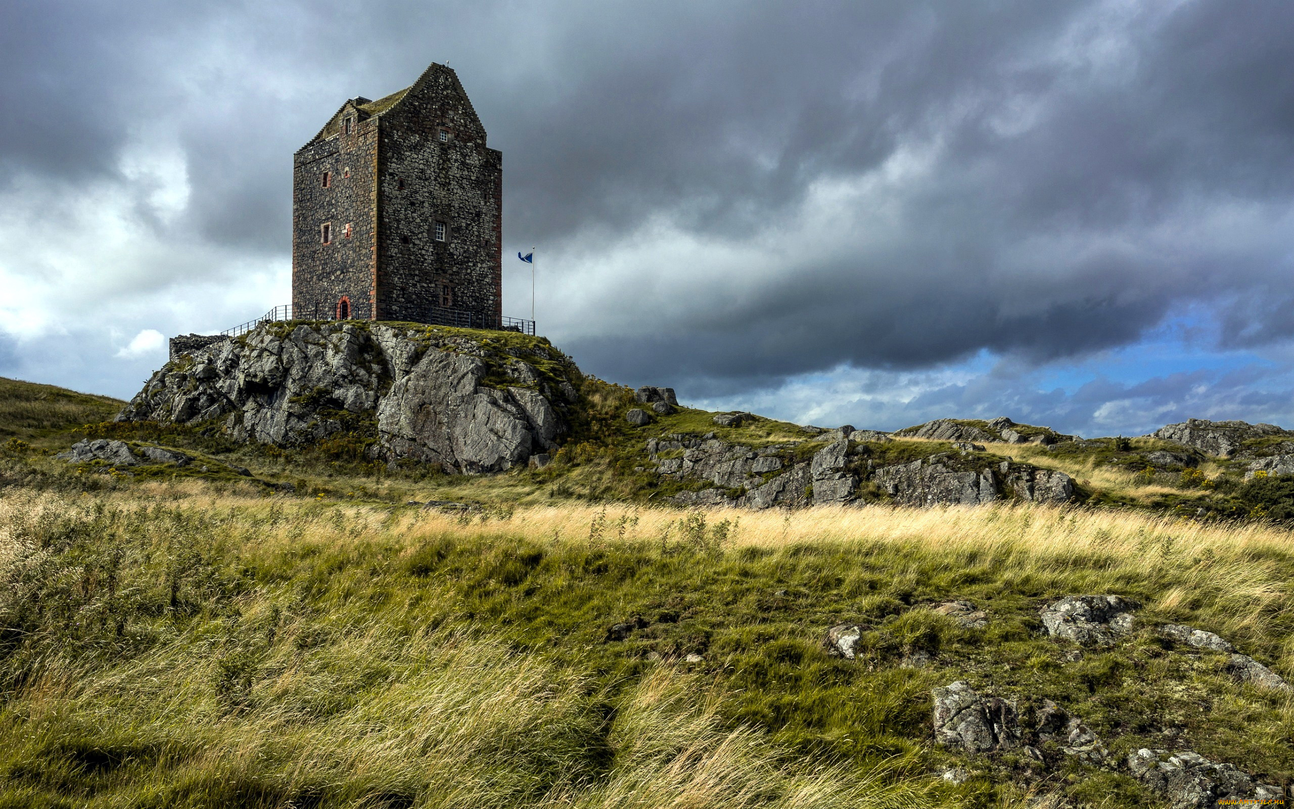 smailholm, castle, , scotland, города, -, дворцы, , замки, , крепости, scotland, smailholm, castle