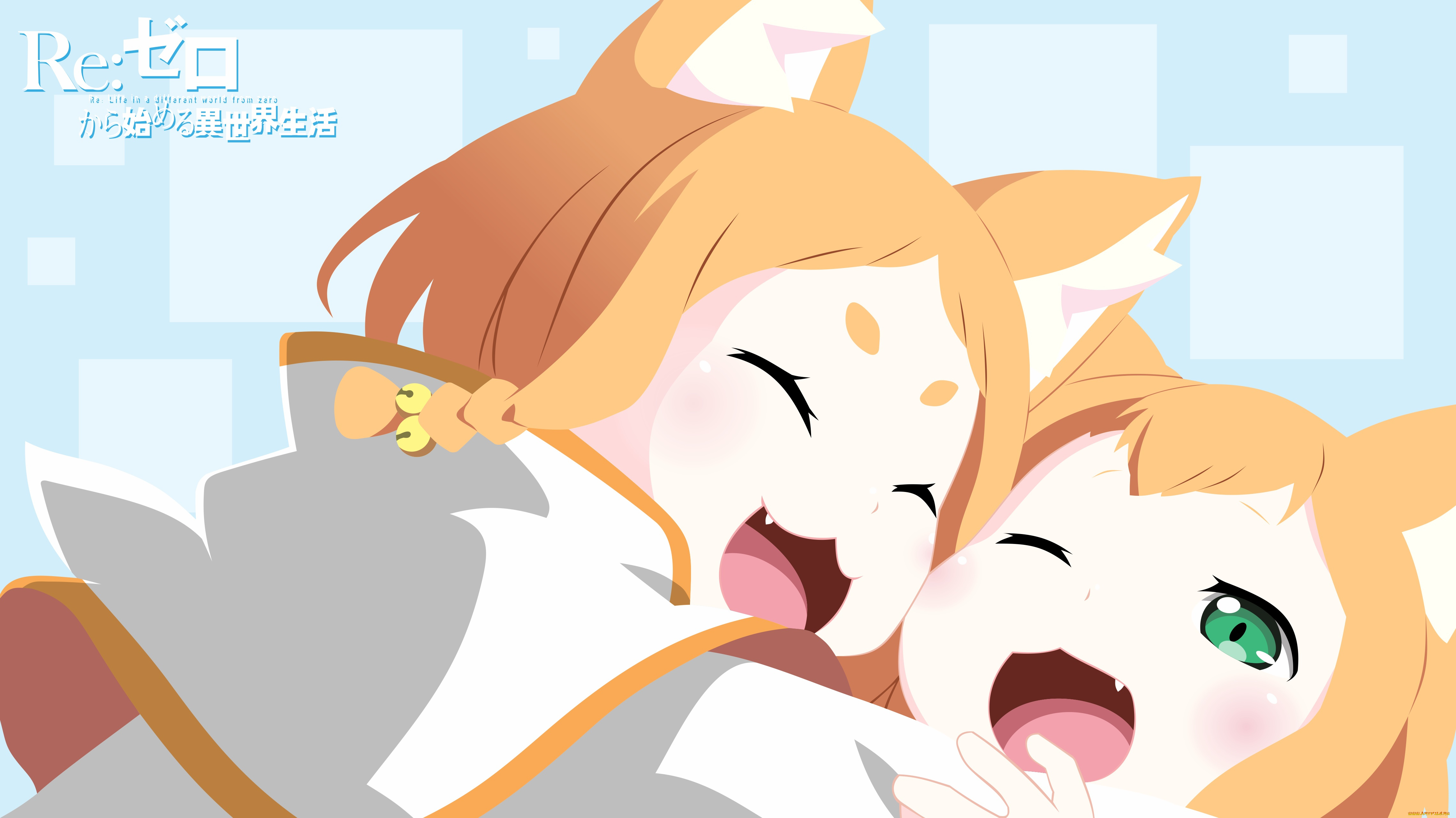 аниме, re, , zero, kara, hajimeru, isekai, seikatsu, фон, взгляд, девушка