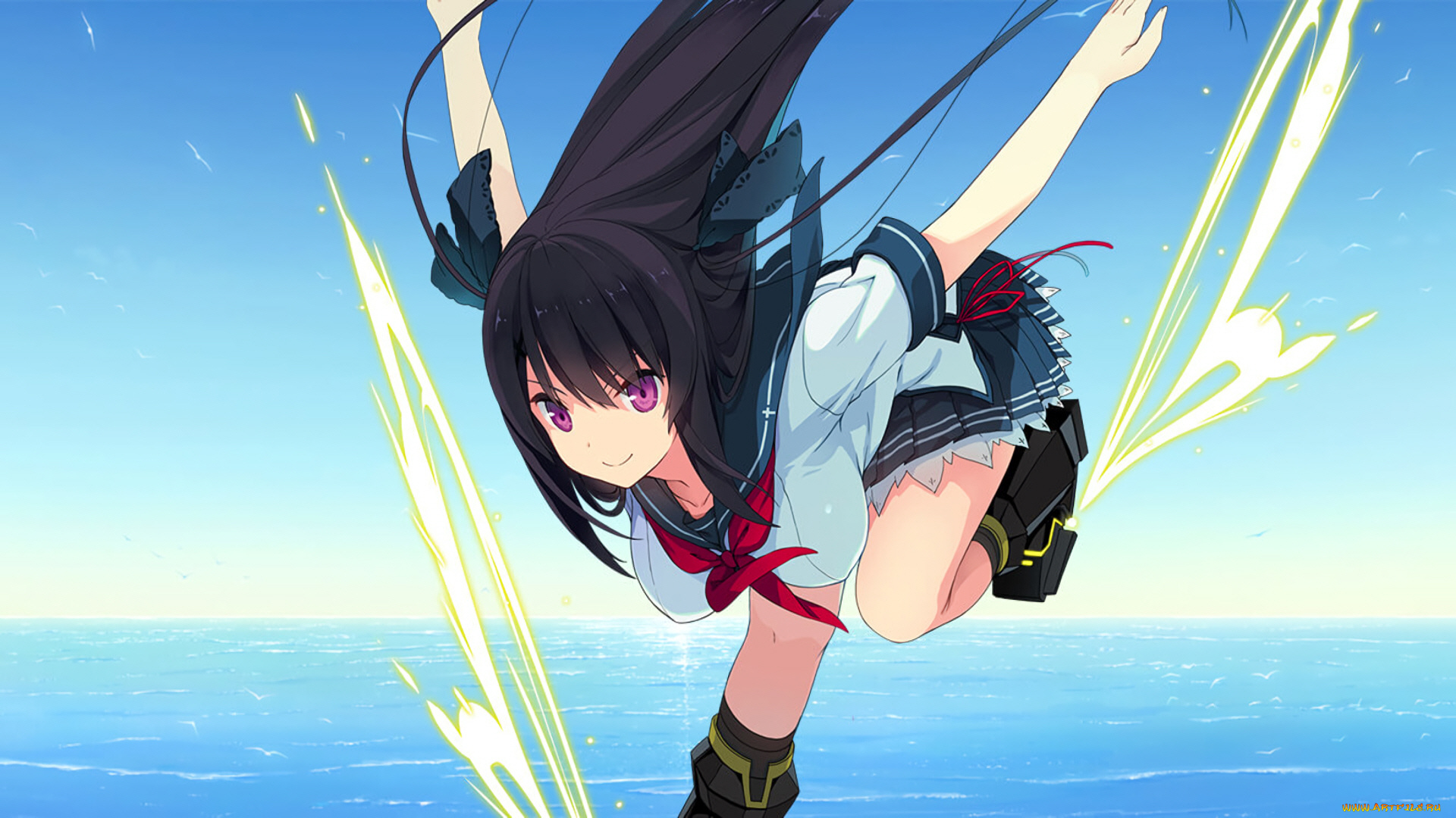 аниме, ao, no, kanata, no, four, rhythm, Четыре, ритма, сквозь, синеву