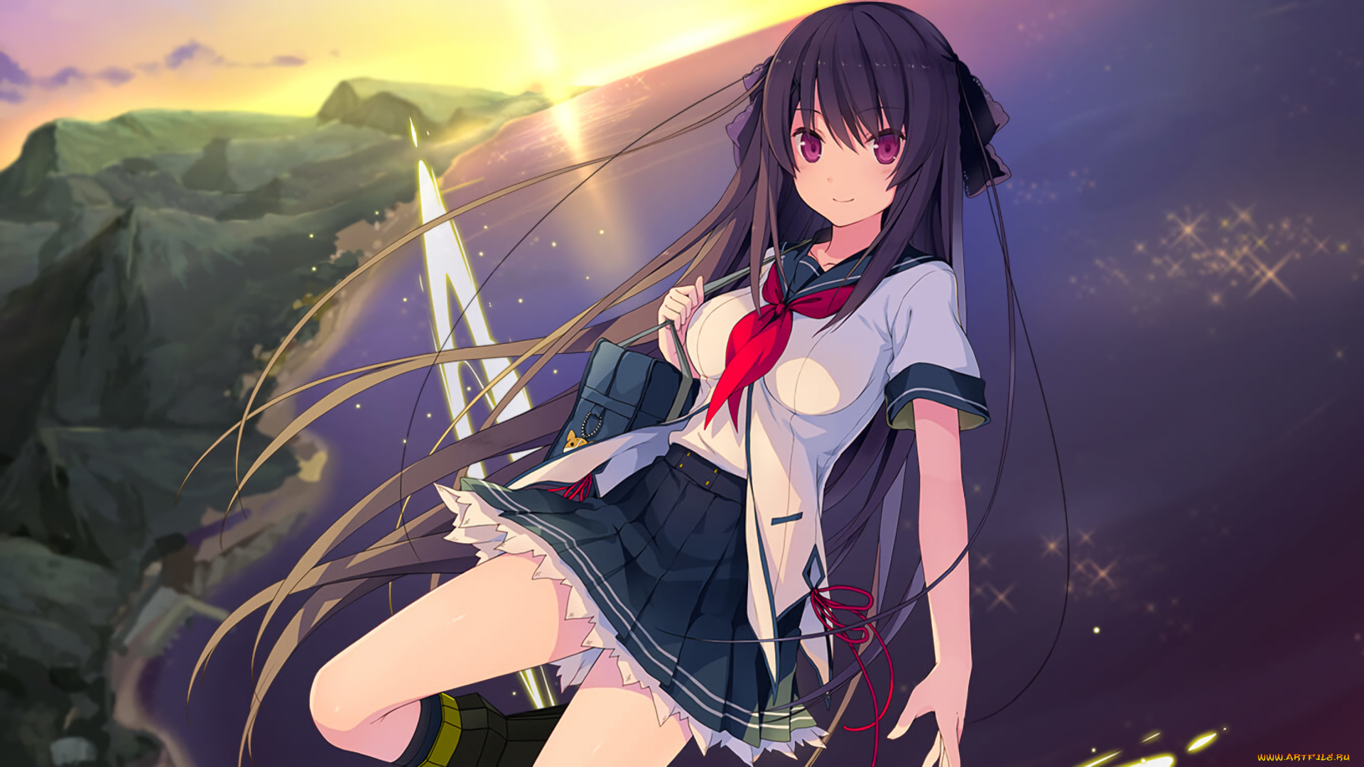 аниме, ao, no, kanata, no, four, rhythm, Четыре, ритма, сквозь, синеву