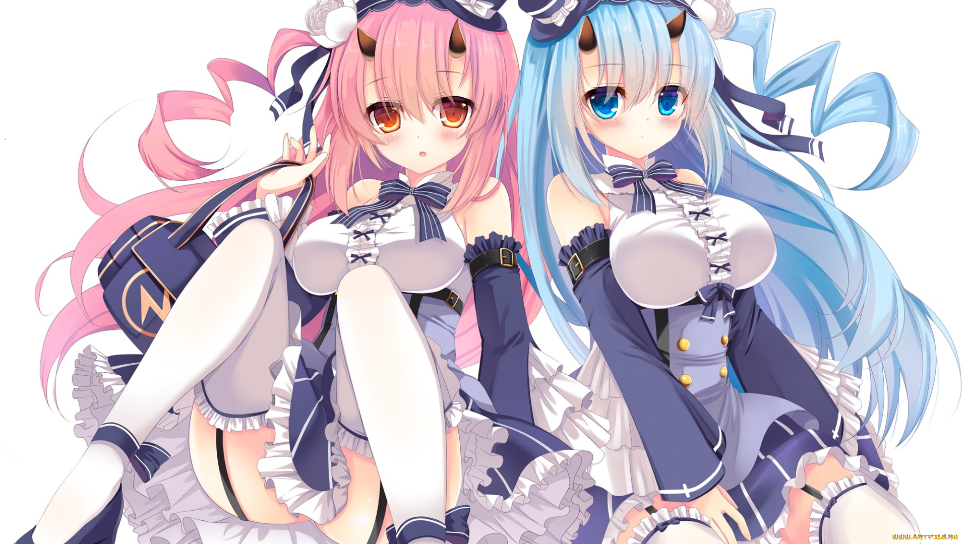 аниме, azur, lane, ikazuchi, azur, lane, inazuma