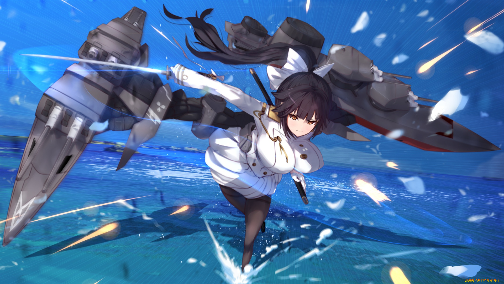 аниме, azur, lane, takao, azur, lane