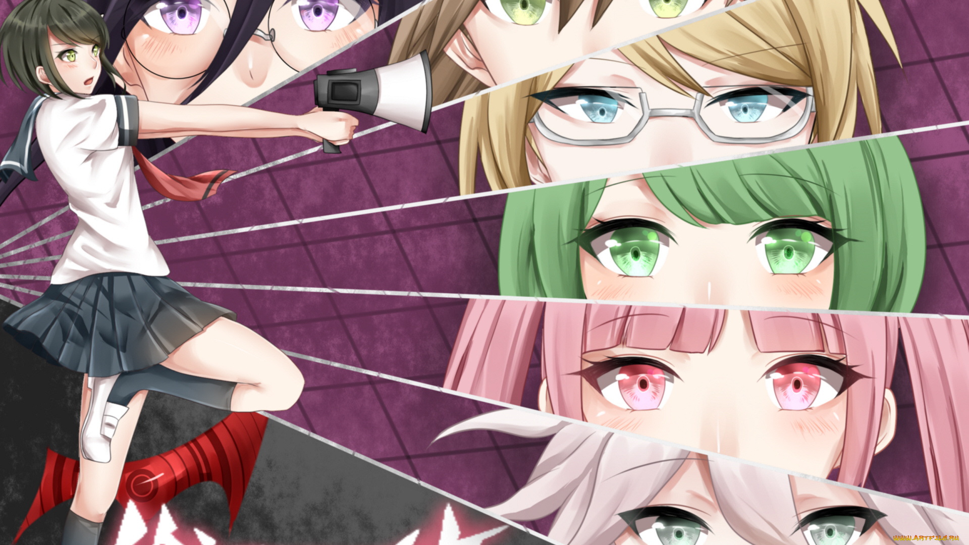 аниме, danganronpa, персонажи