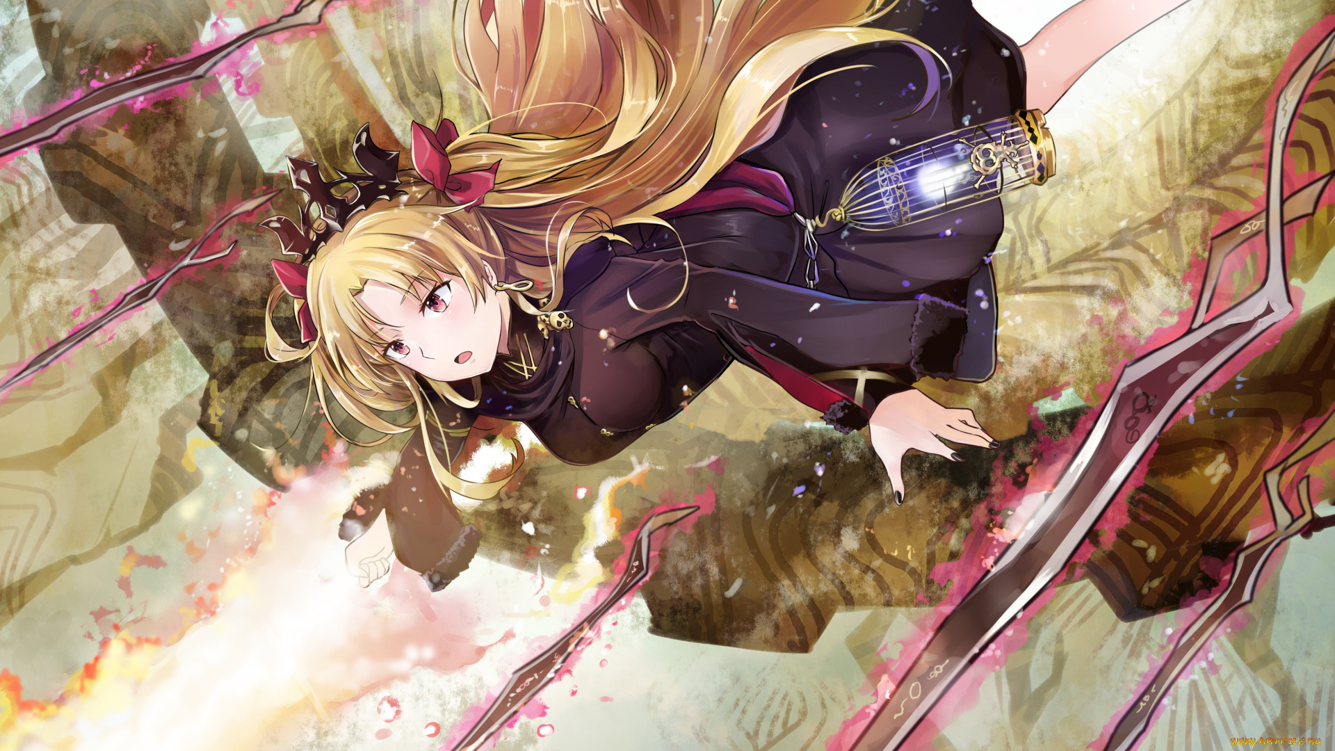 аниме, fate, stay, night, ereshkigal, grand, order