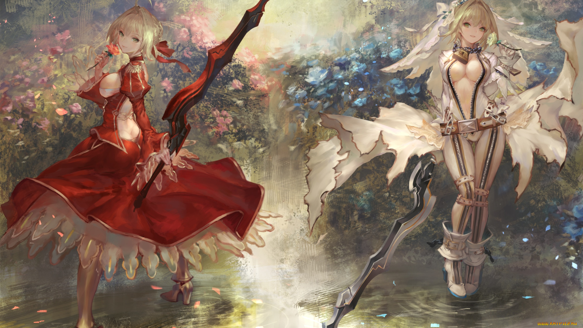 аниме, fate, stay, night, grand, order