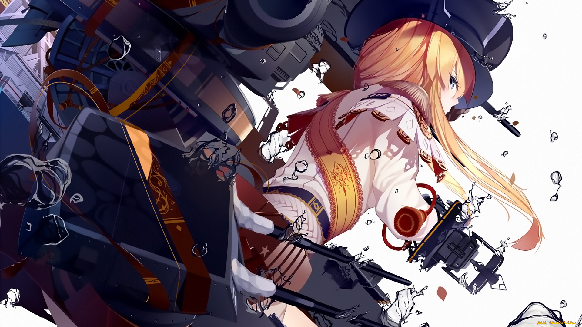 аниме, kantai, collection, девушка